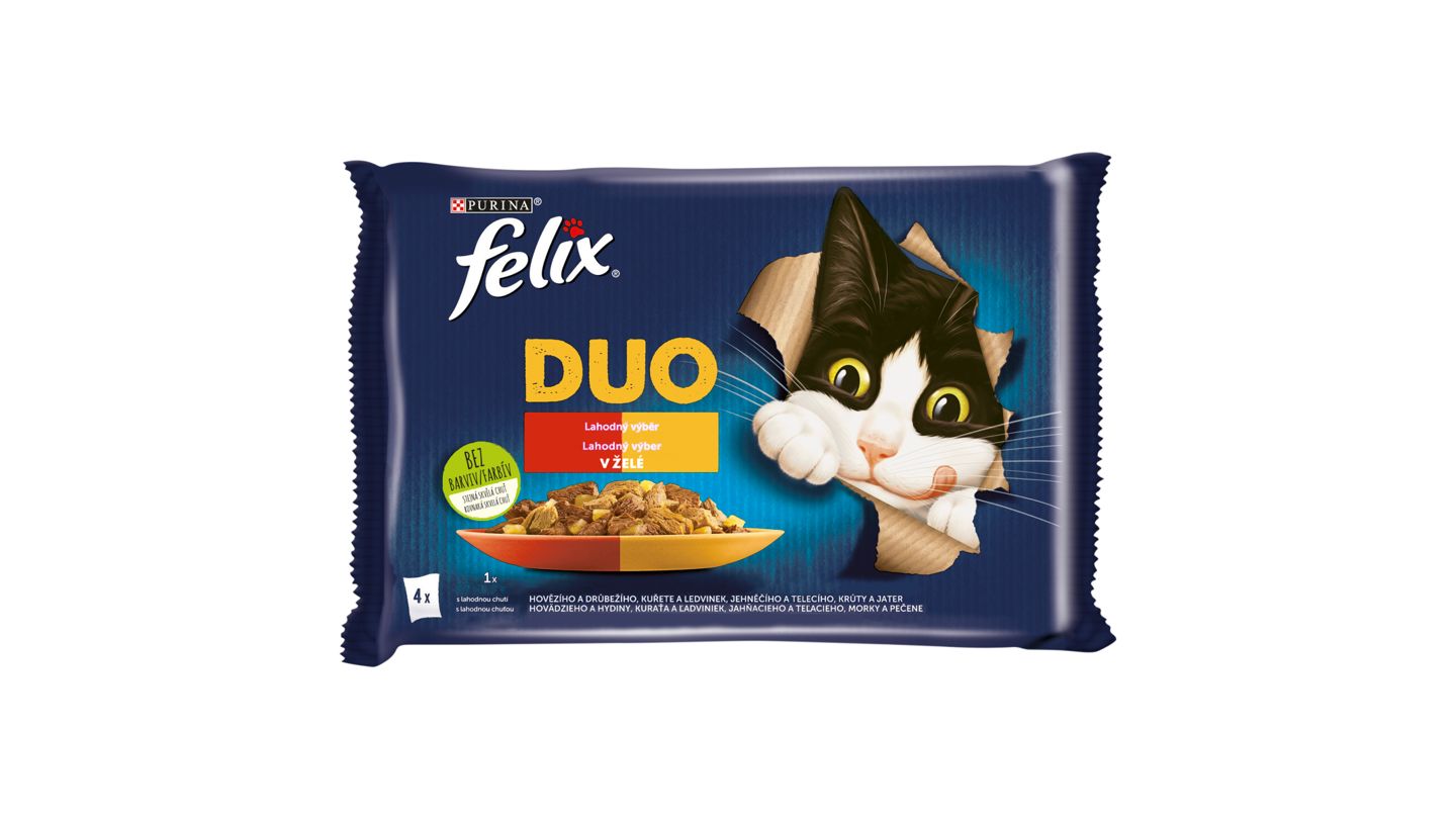 FELIX FANTASTIC DUO KAPSY PRO KOČKY KUŘE 4X85G