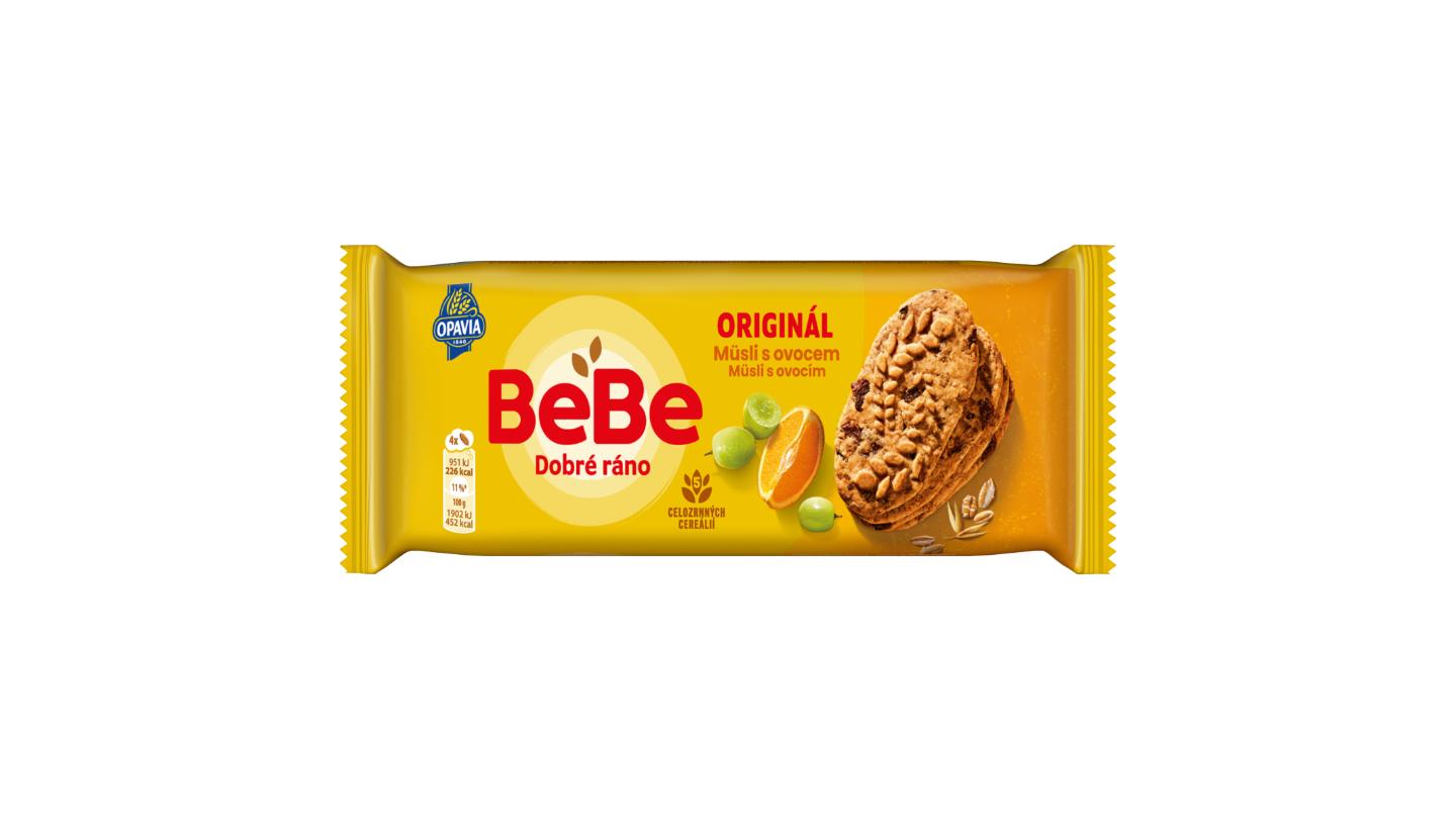 Opavia sušenky BeBe Dobré Ráno müsli s ovocem 50g