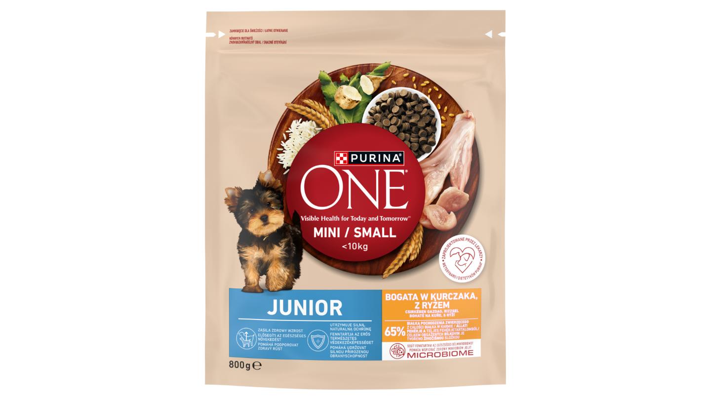 Purina ONE Mini Junior granule pro štěňata kuře 800g