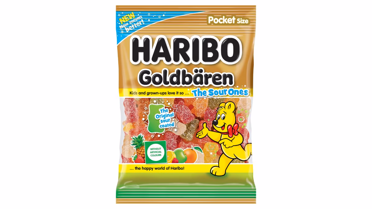 Haribo Kyselé želé s ovocnými příchutěmi 80g