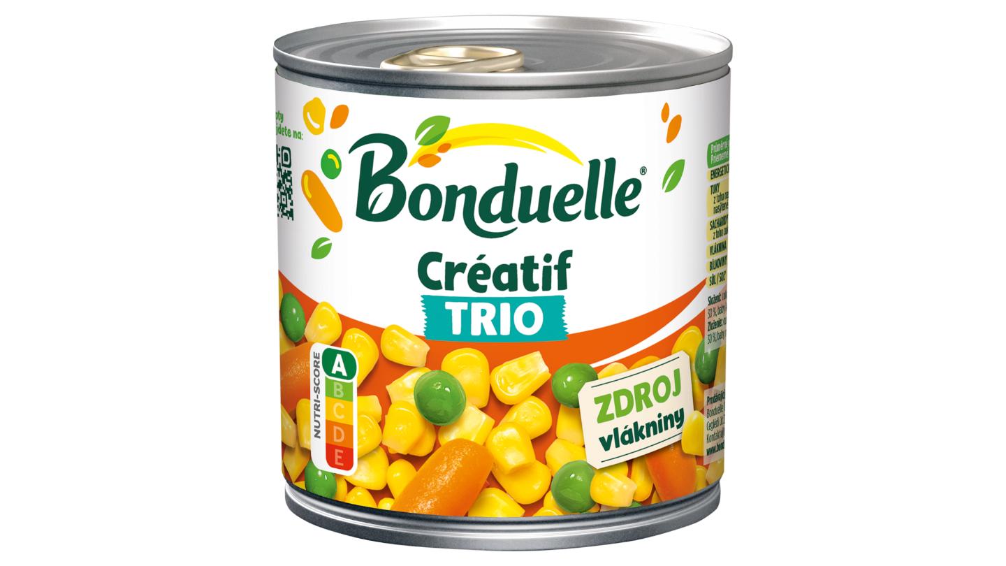 Bonduelle Créatif Trio zeleninová směs v mírně slaném nálevu 400g