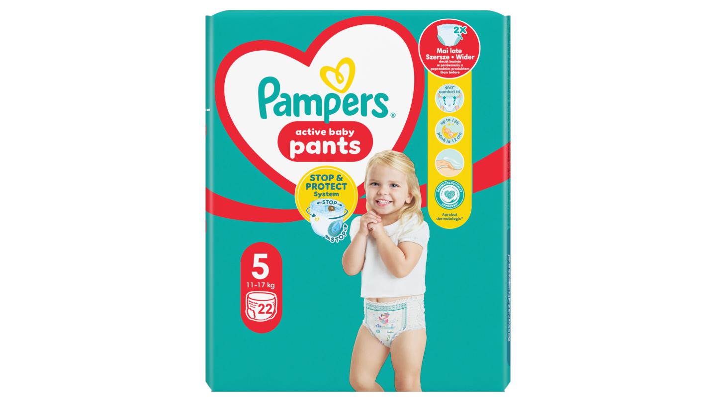 Plenkové Kalhotky Pampers Active Baby Pants, Velikost 5, 22 Plenky, 11kg-17kg