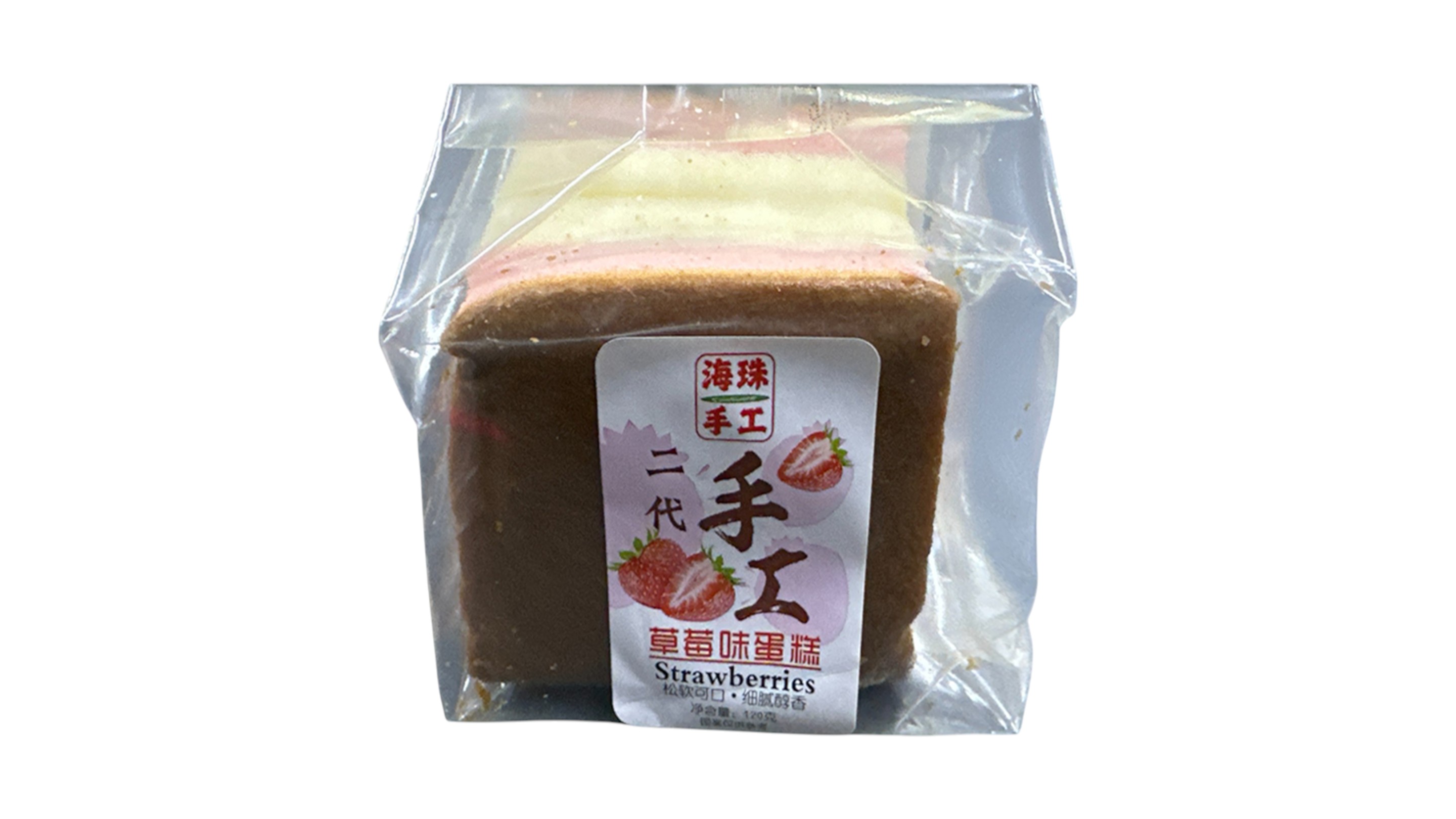 Taiwanský dort s příchutí jahody 120g