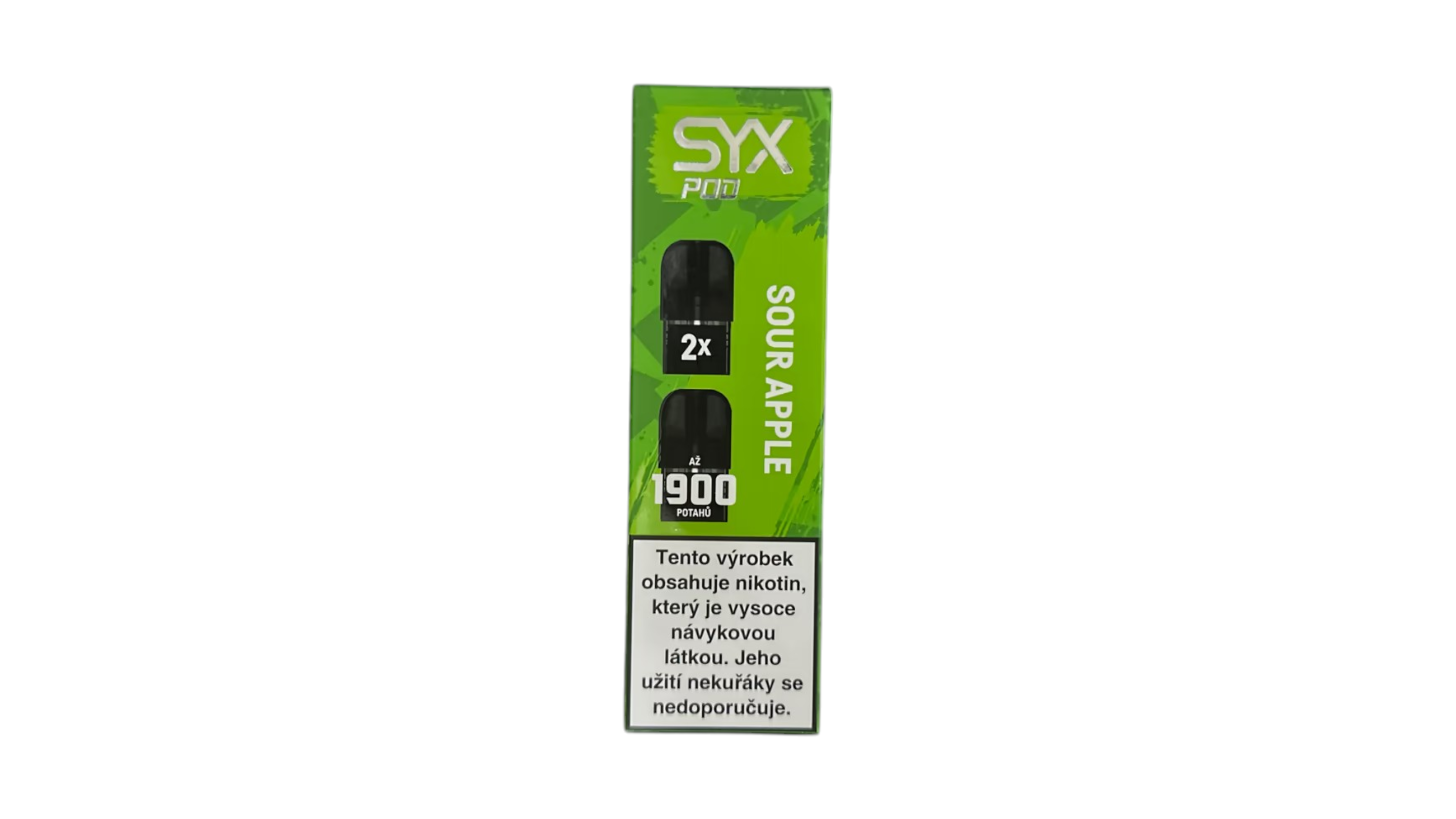 SYX POD Náplň Sour Apple 16.5mg 2x2ml