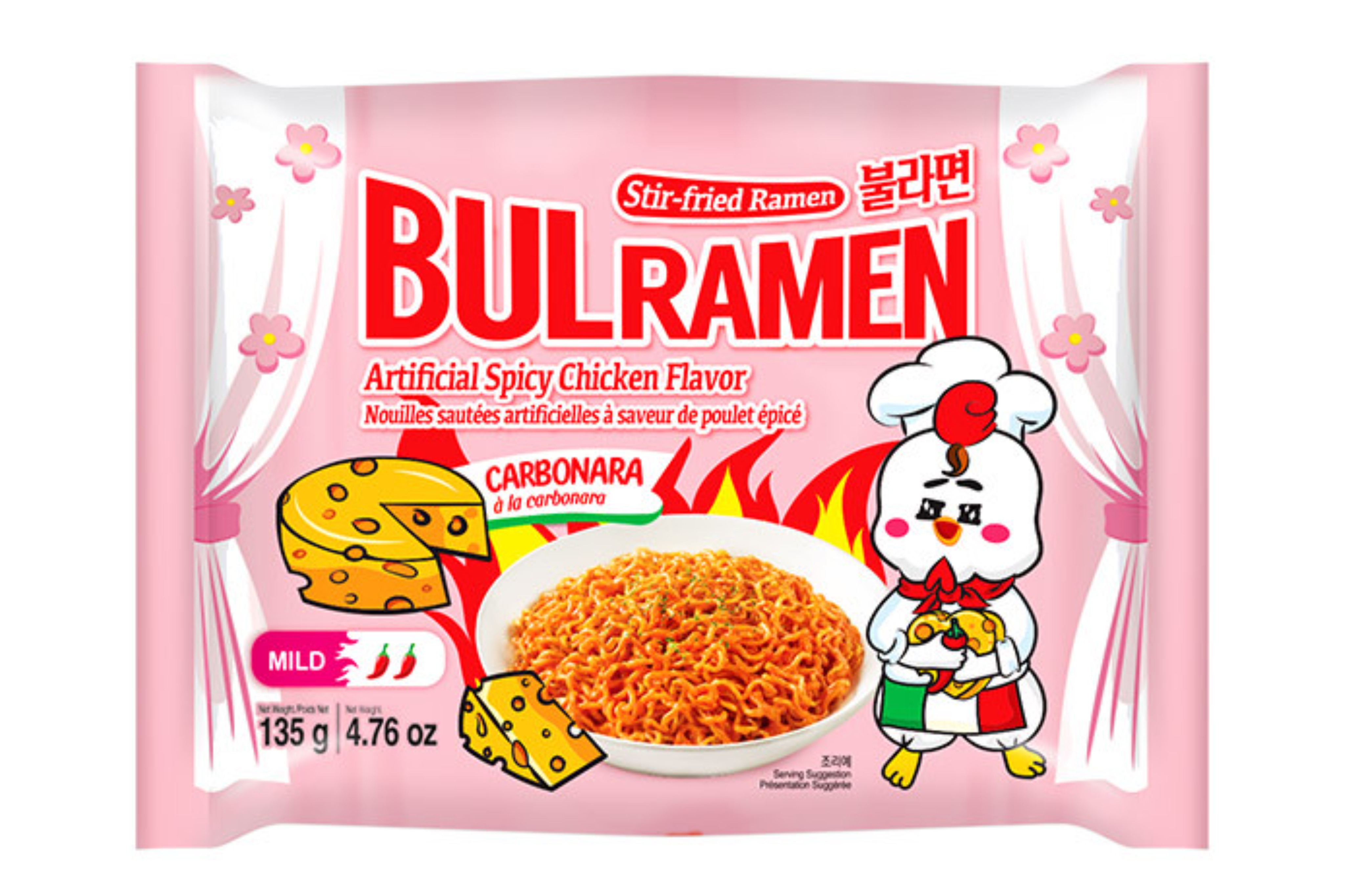 Bulramen Carbonara instantní nudle 135g