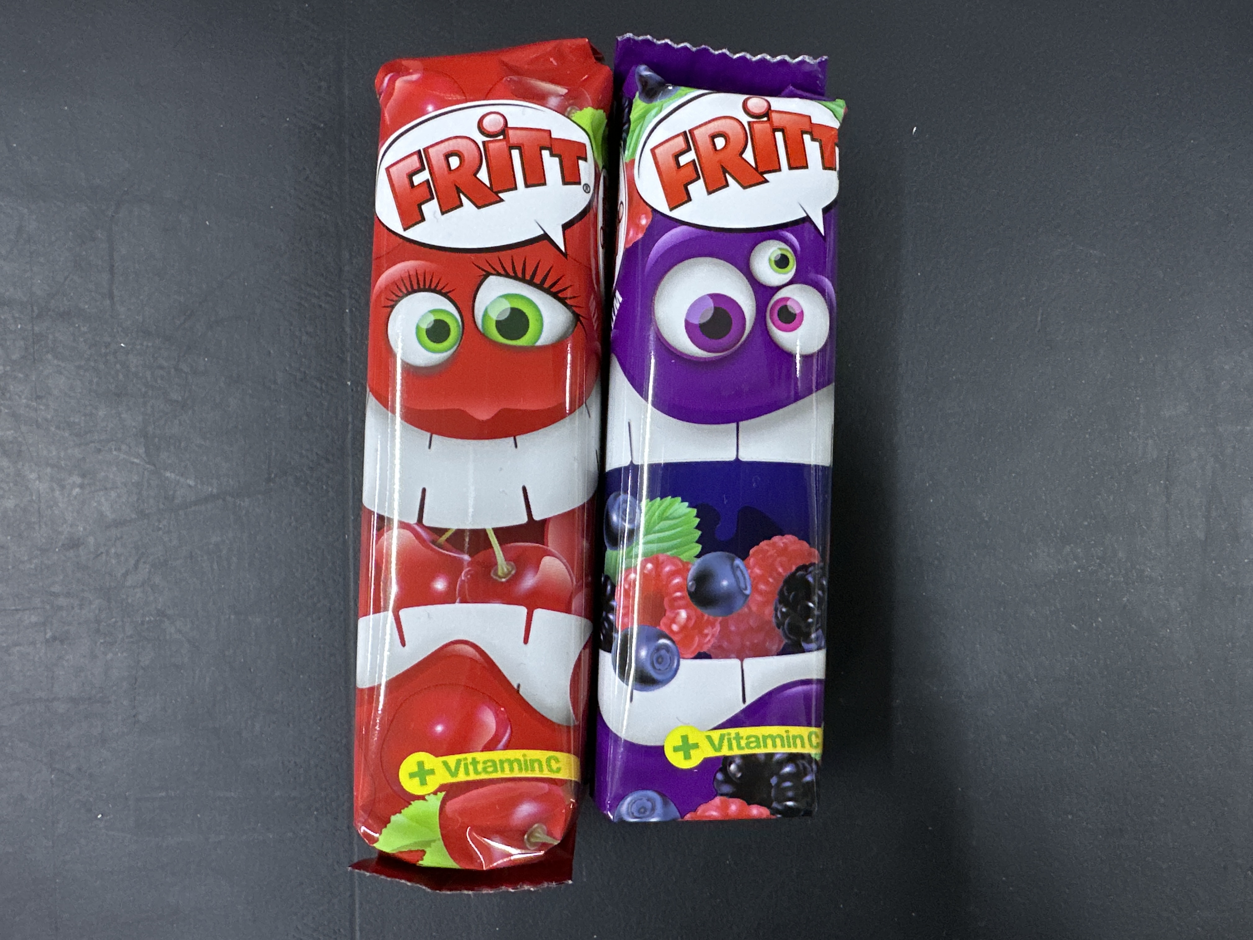 Fritt žvýkací bonbóny vitamín C 70g 1ks ( třešně ,lesni )