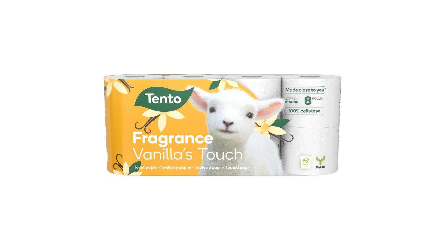 Tento Fragrance Vanilla's Touch toaletní papír 3 vrstvy 8 rolí