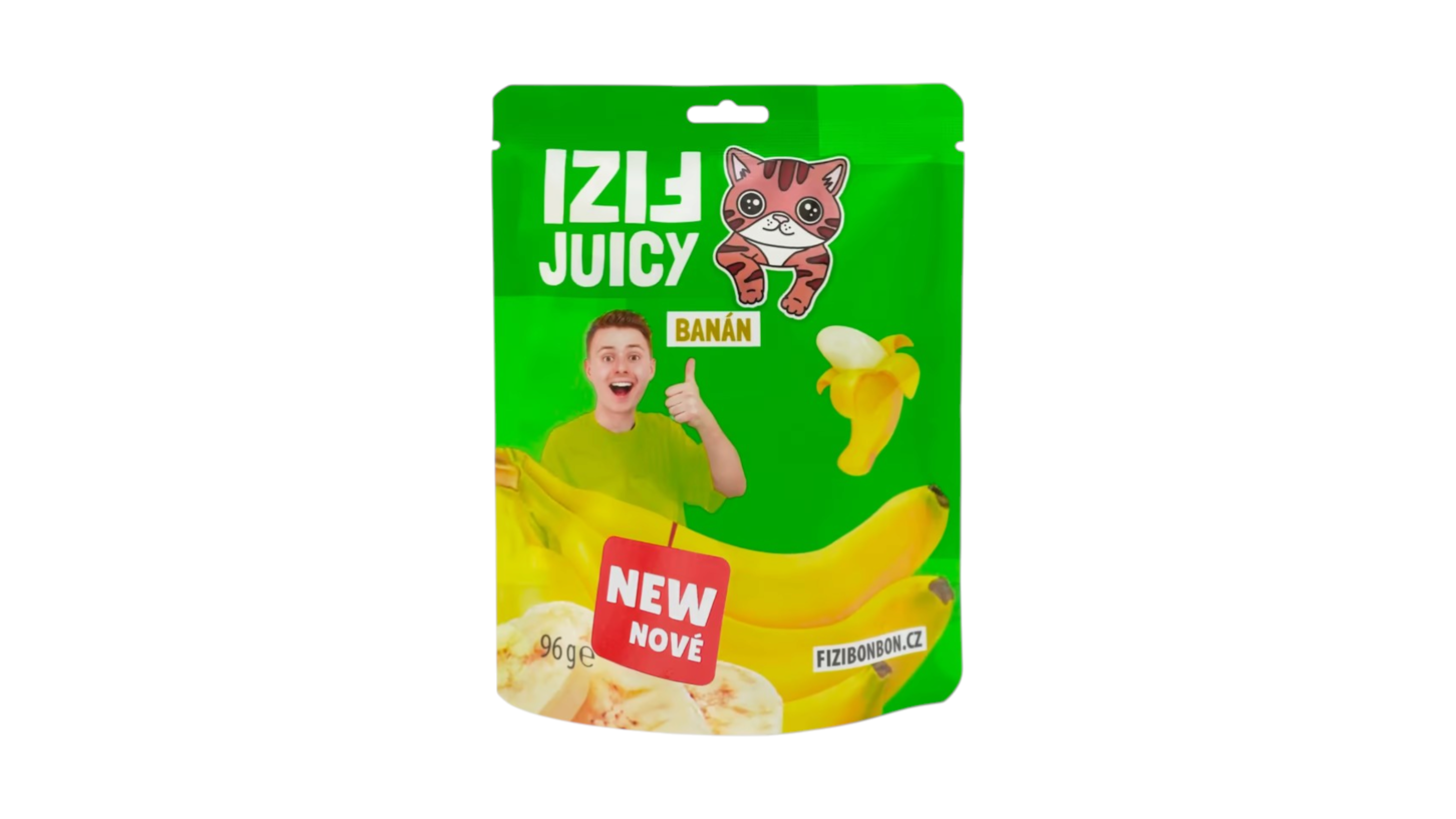 FIZIho JUICY BONBÓNY - Banán 96g