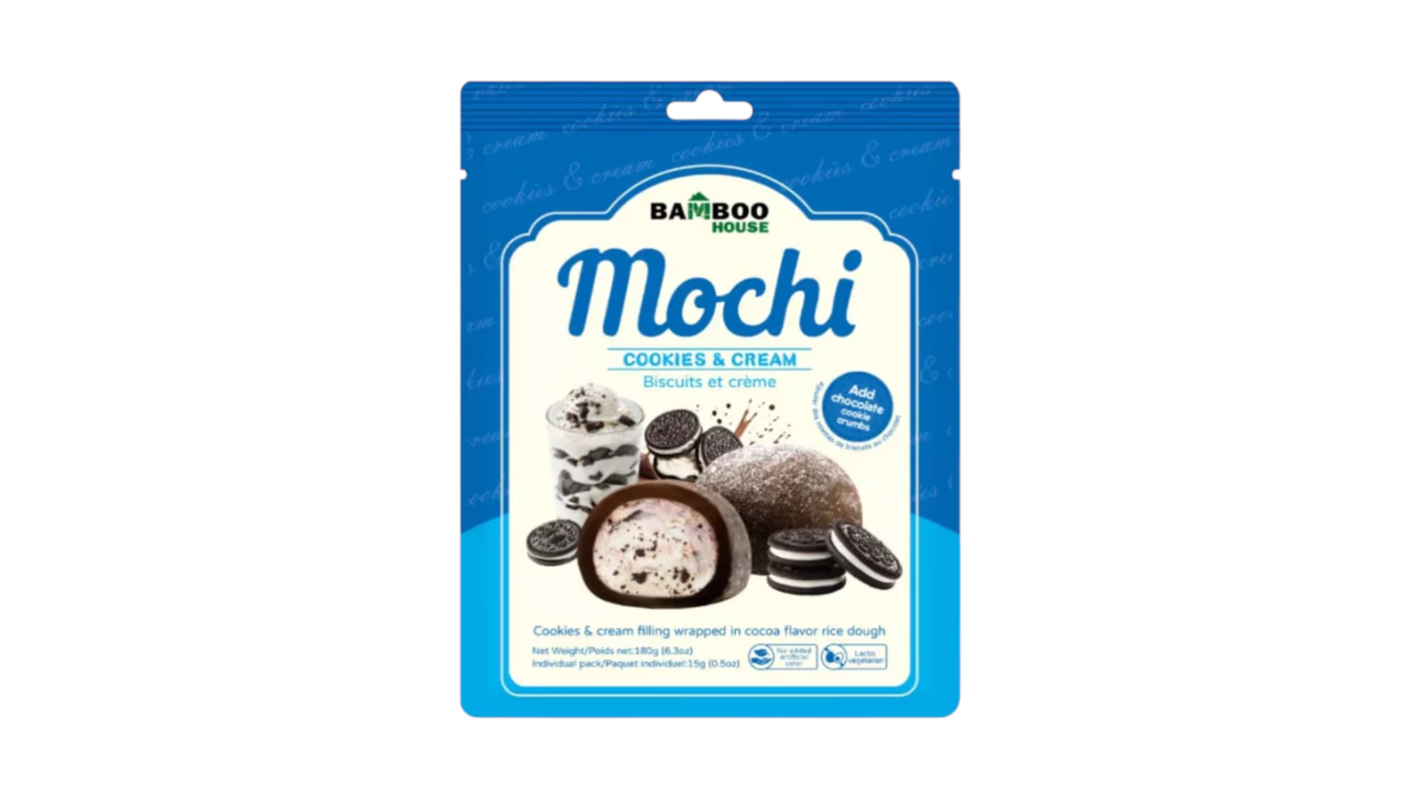 BAMBOO HOUSE Cookies & Cream Mochi 180g