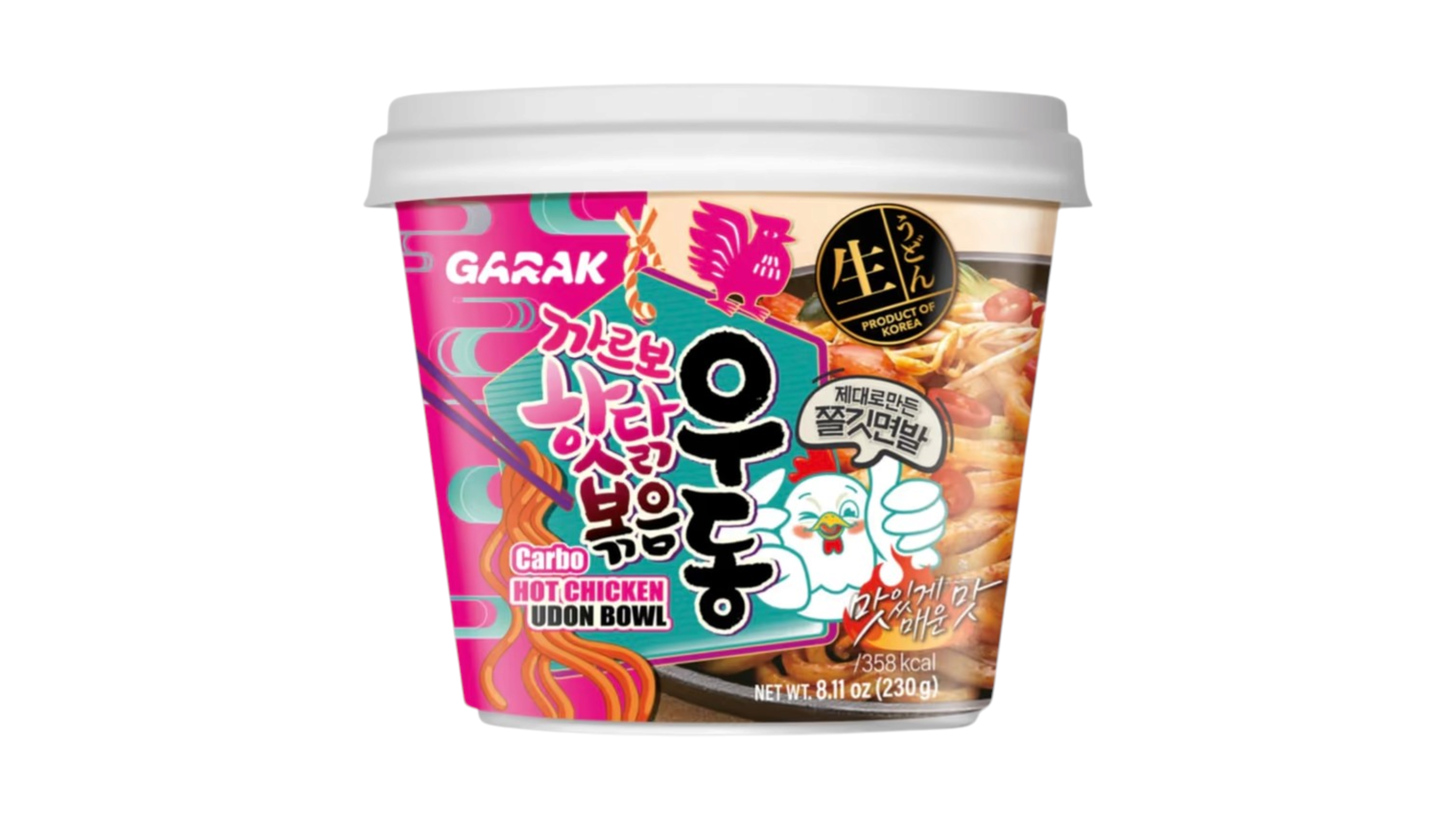 GARAK Carbonara Hot Chicken Udon Bowl 230g