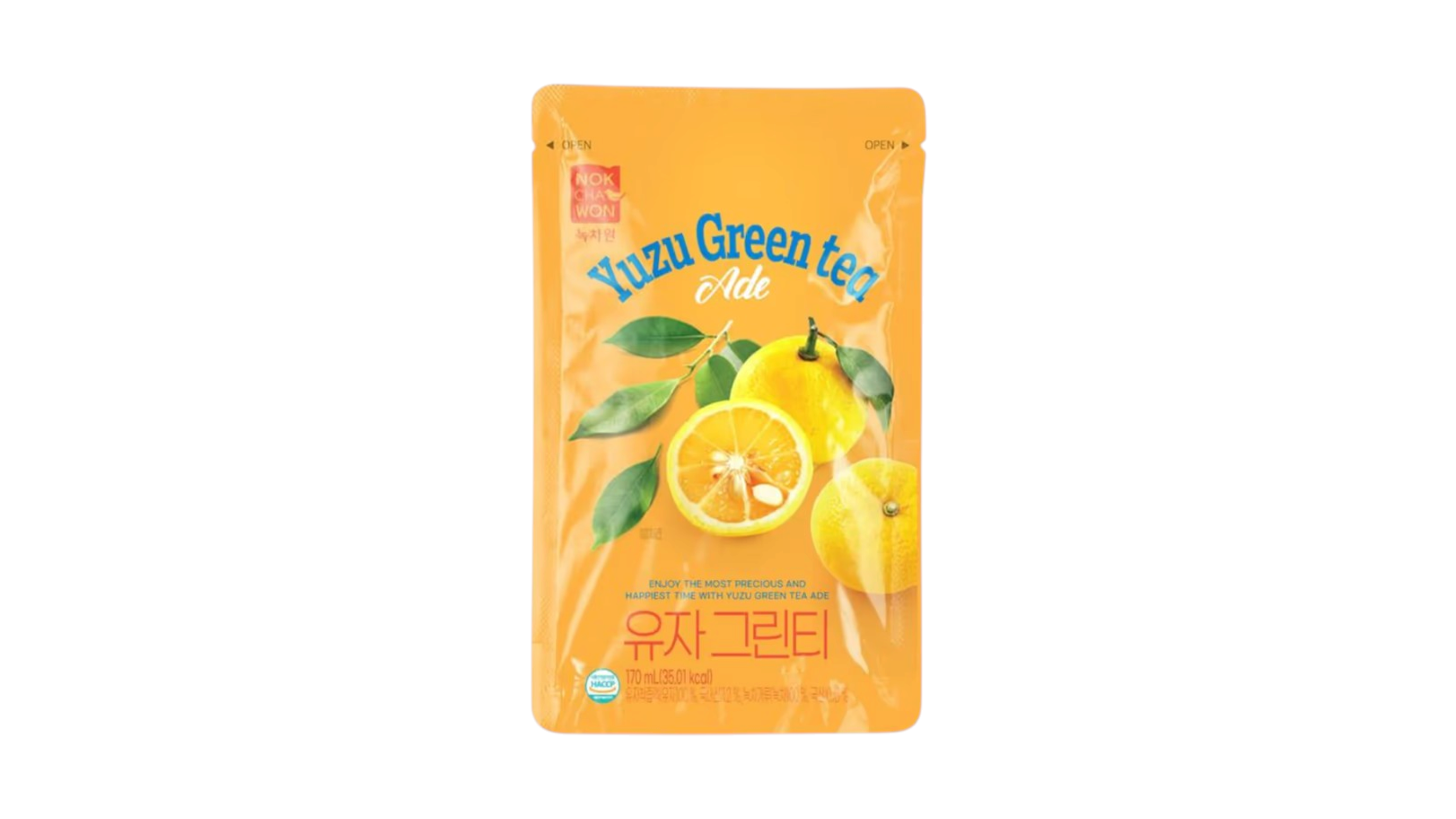 NOKCHAWON Yuzu Green tea nápoj 170ml