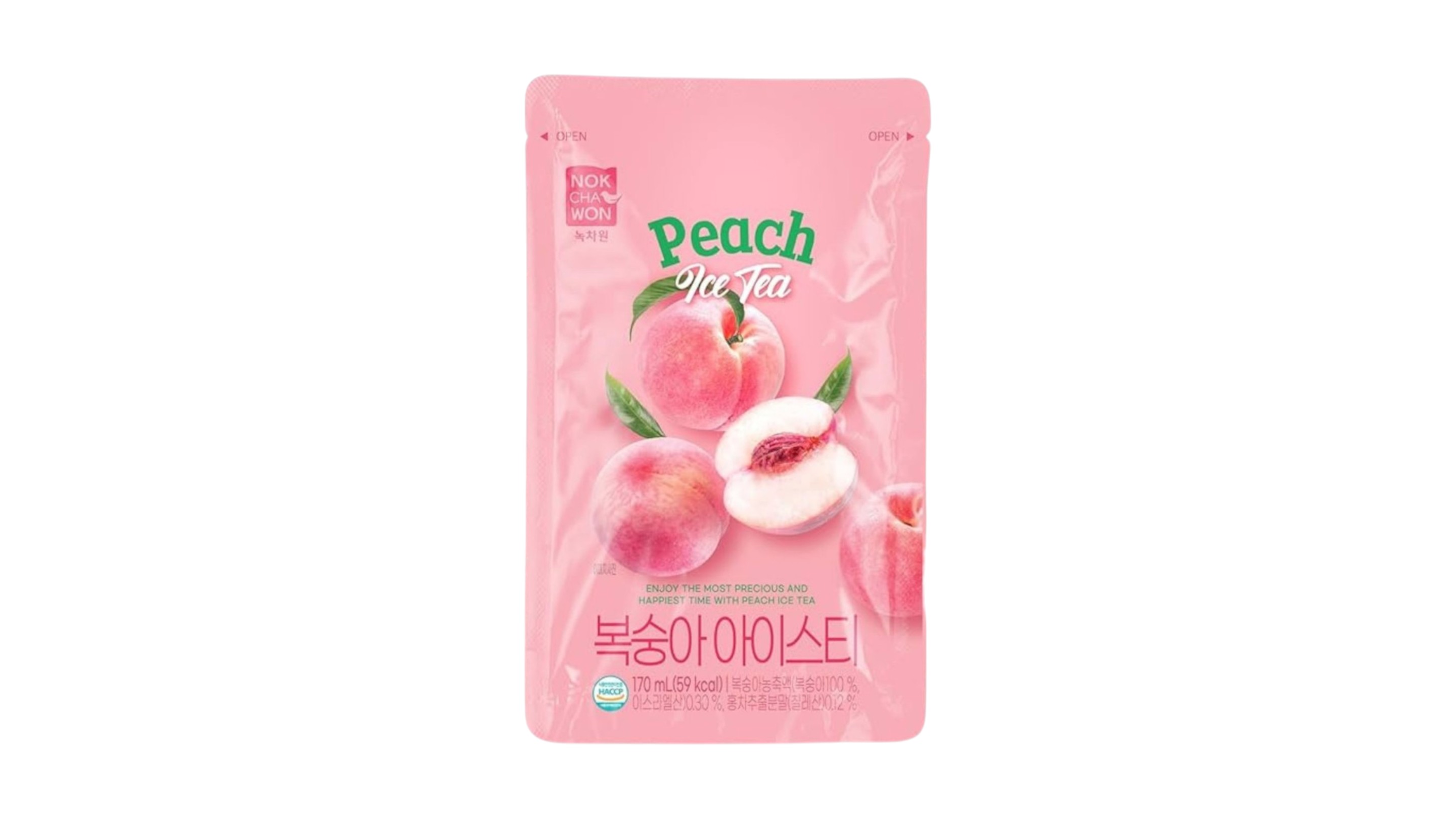 NOKCHAWON Peach ice tea nápoj 170ml