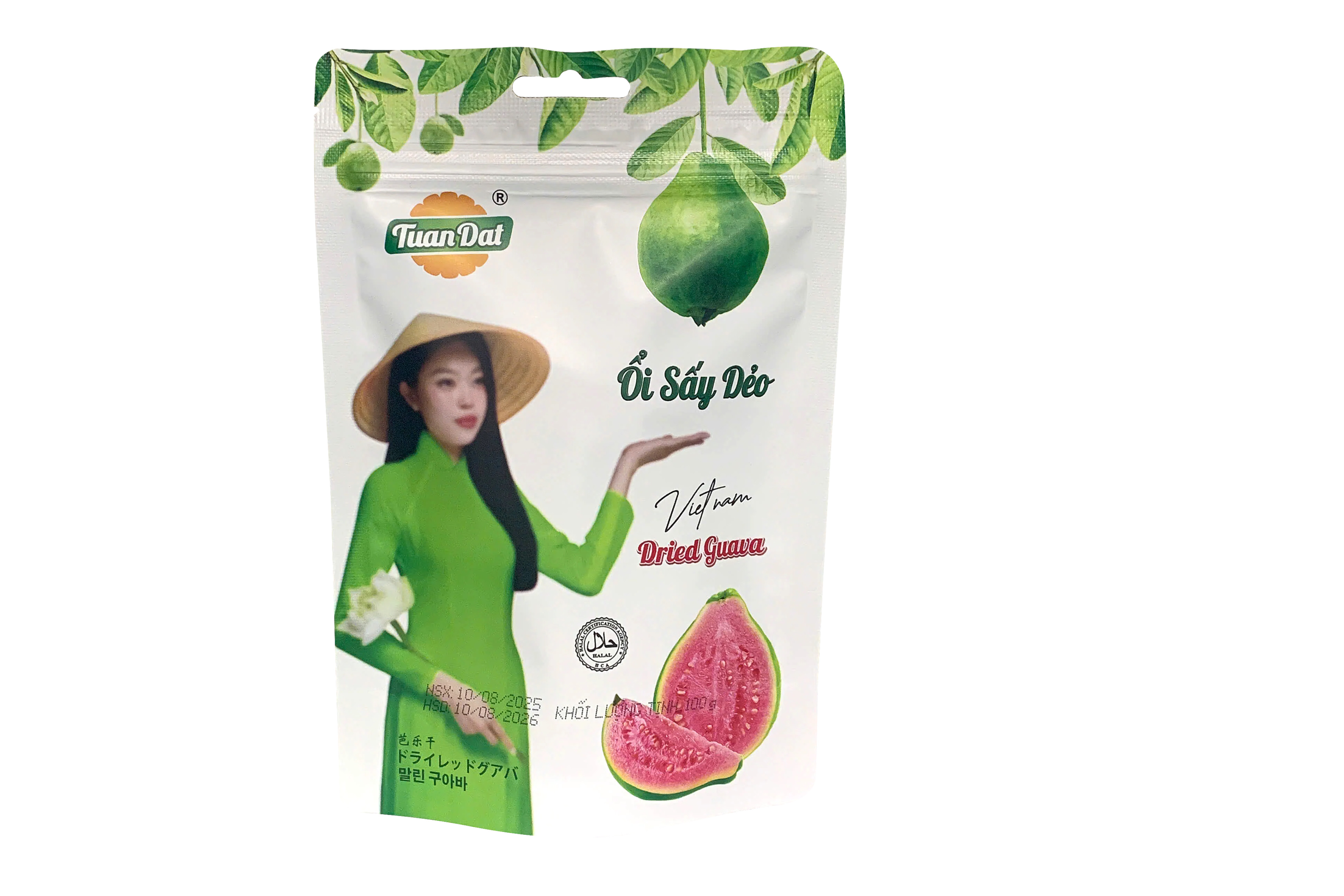 Tuan Dat Sušená červená Guava 100g