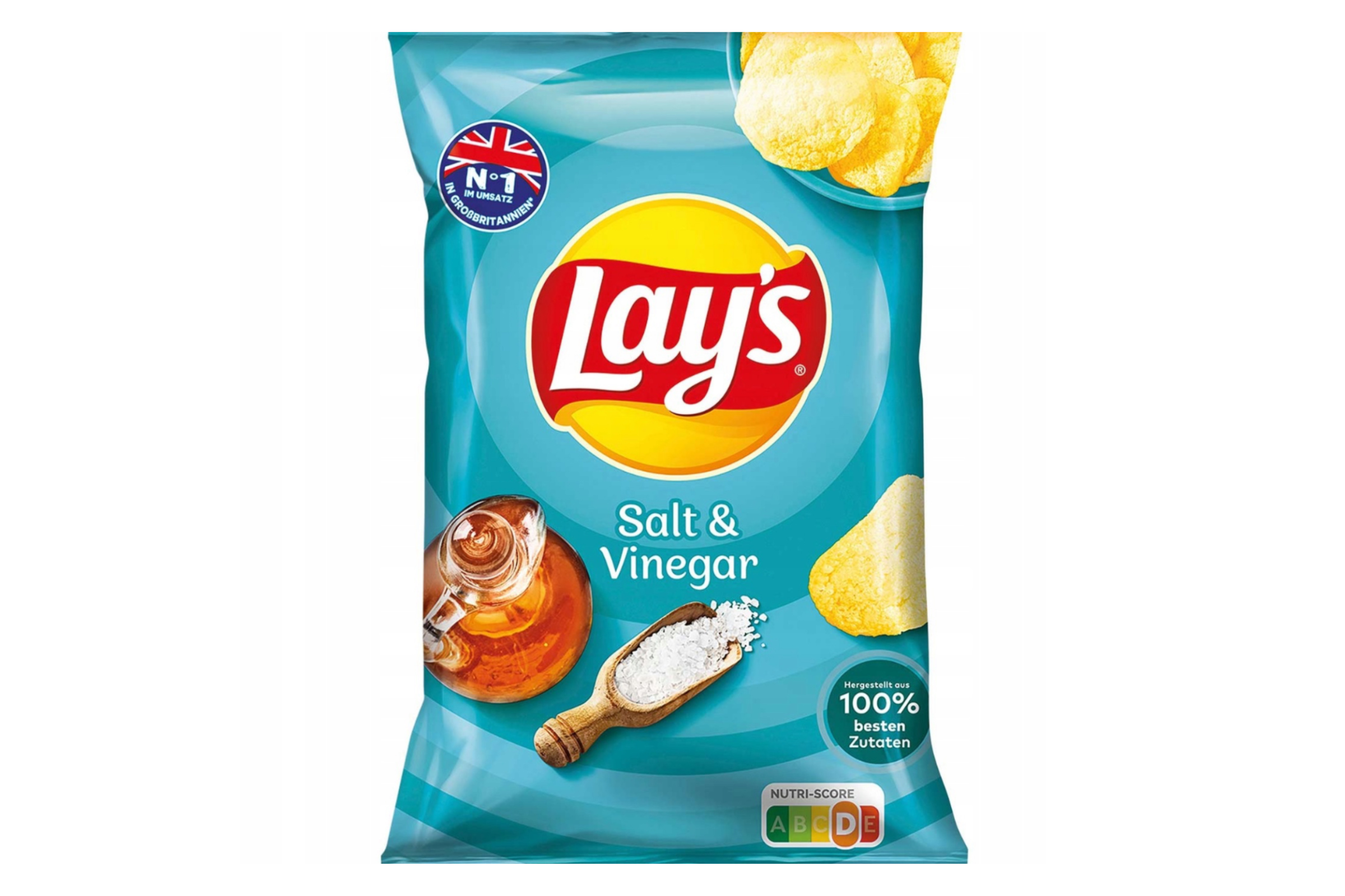 Lays Salt & Vinegar Chipsy Sůl a ocet Křupky 150 g