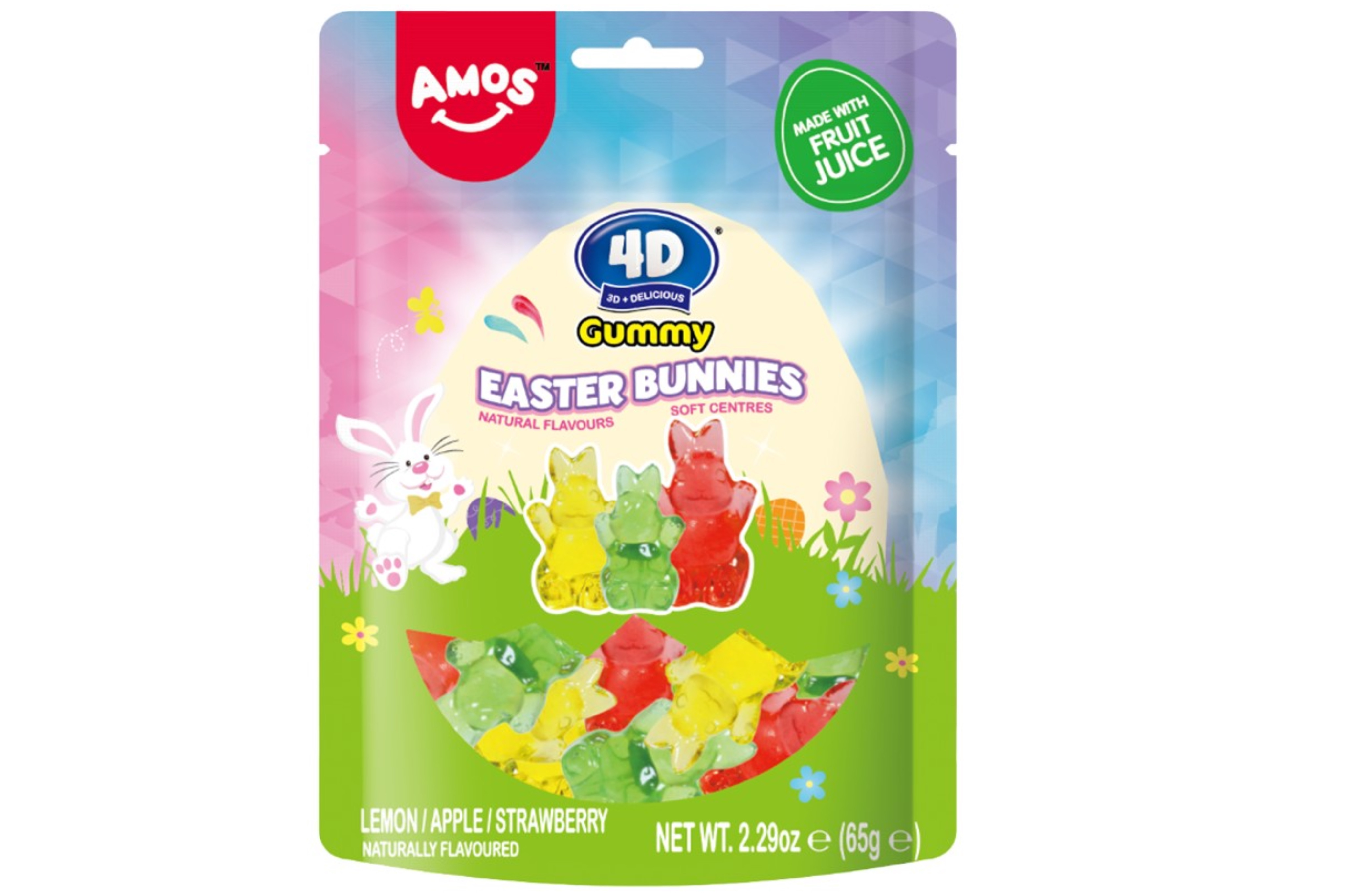 Amos Peelerz Želé Velikonoční Bunnies 65g