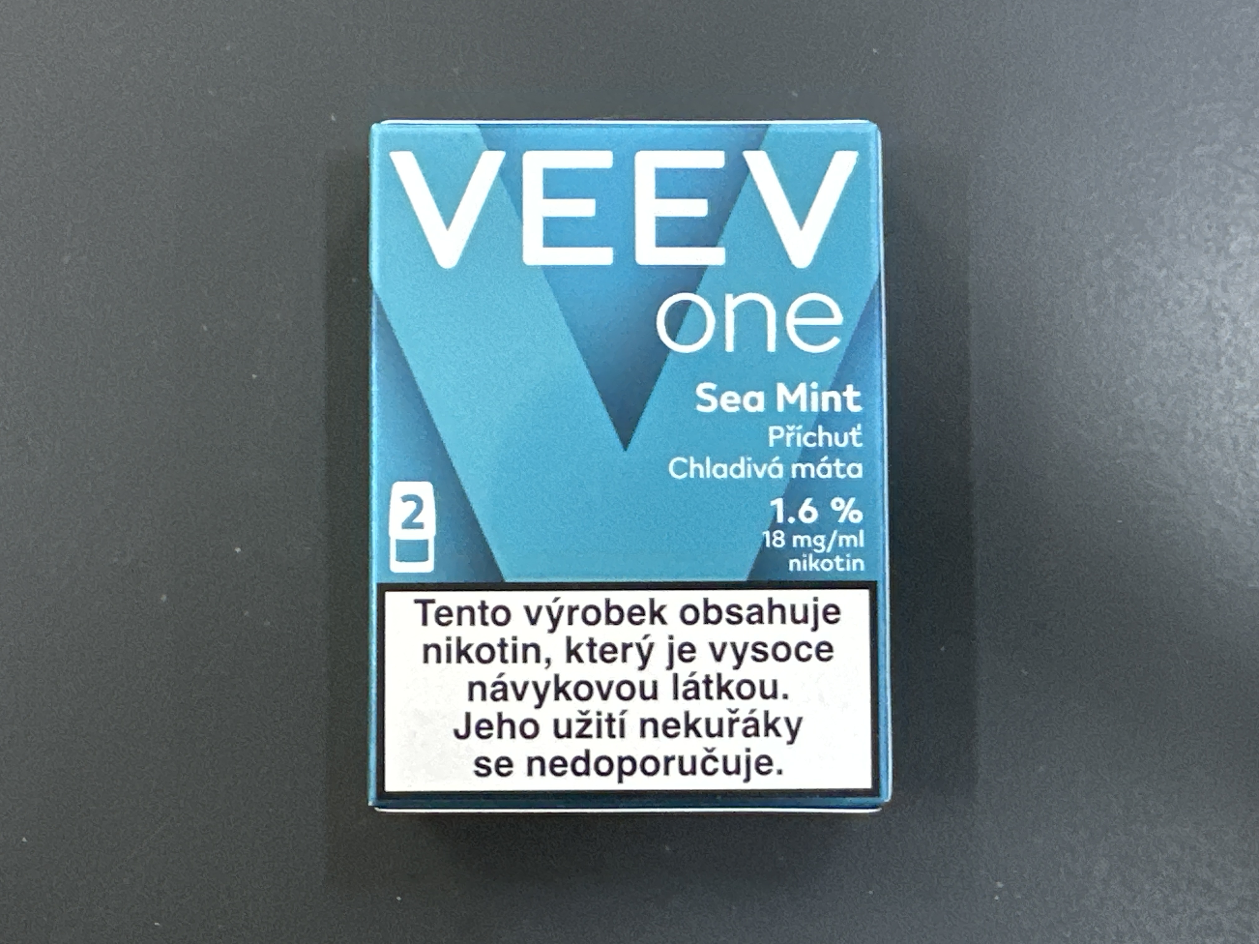 Náplně VEEV ONE SEA MINT 18mg 2x2ml