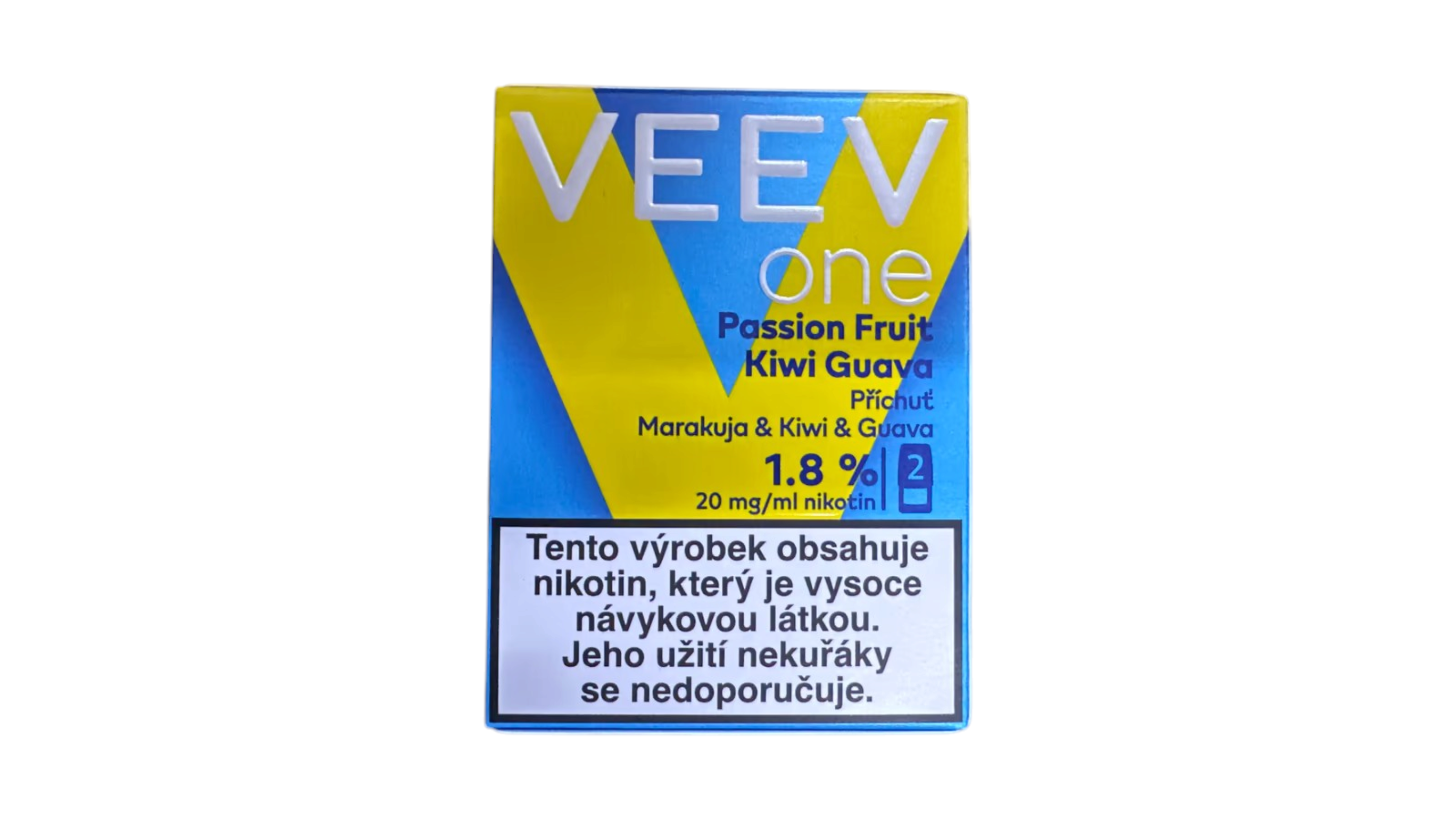 VEEV ONE náplň Passion Fruit Kiwi Guava 18mg - 2x2ml