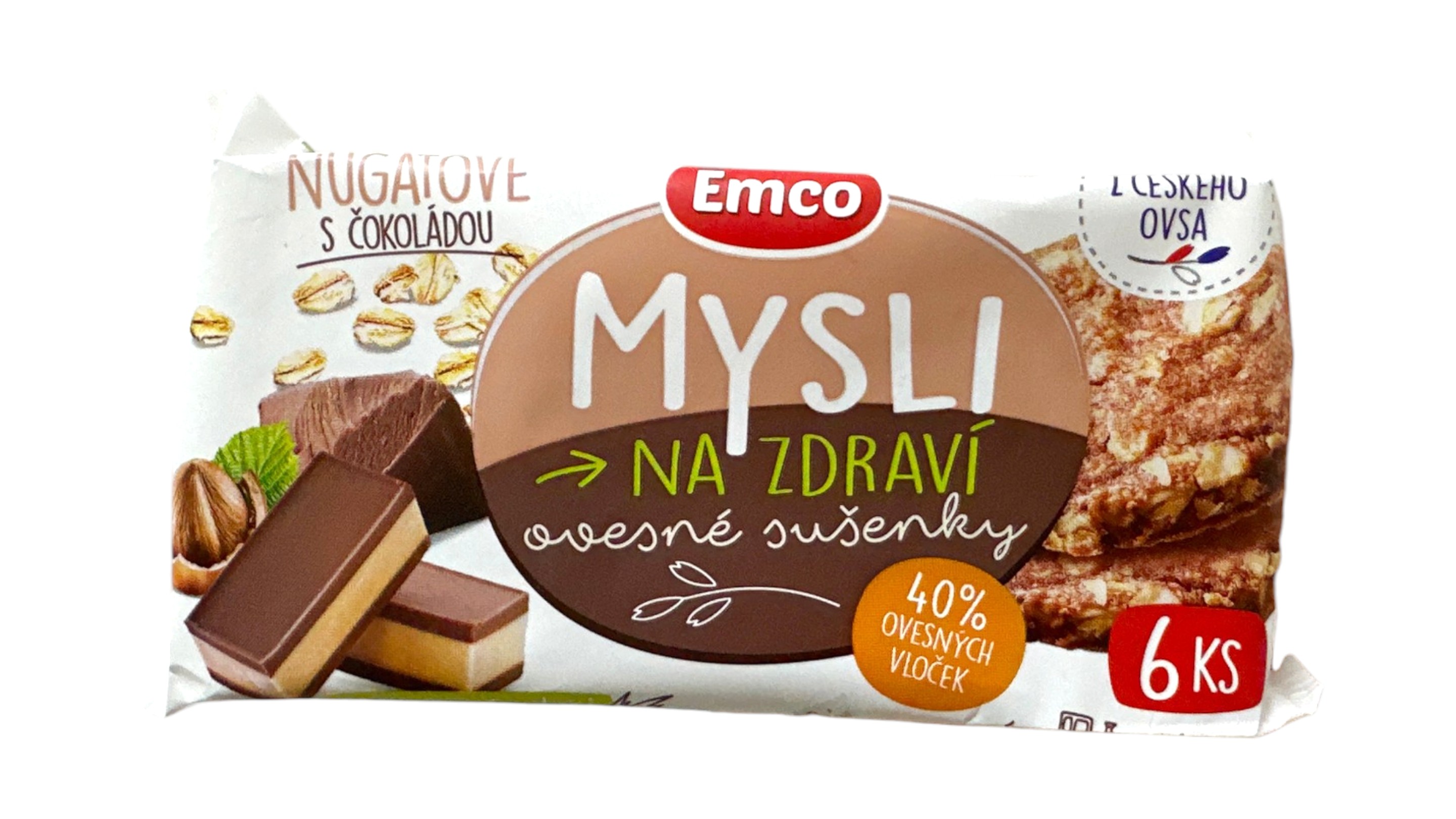 Emco  myslí sušenky nugatové 60g