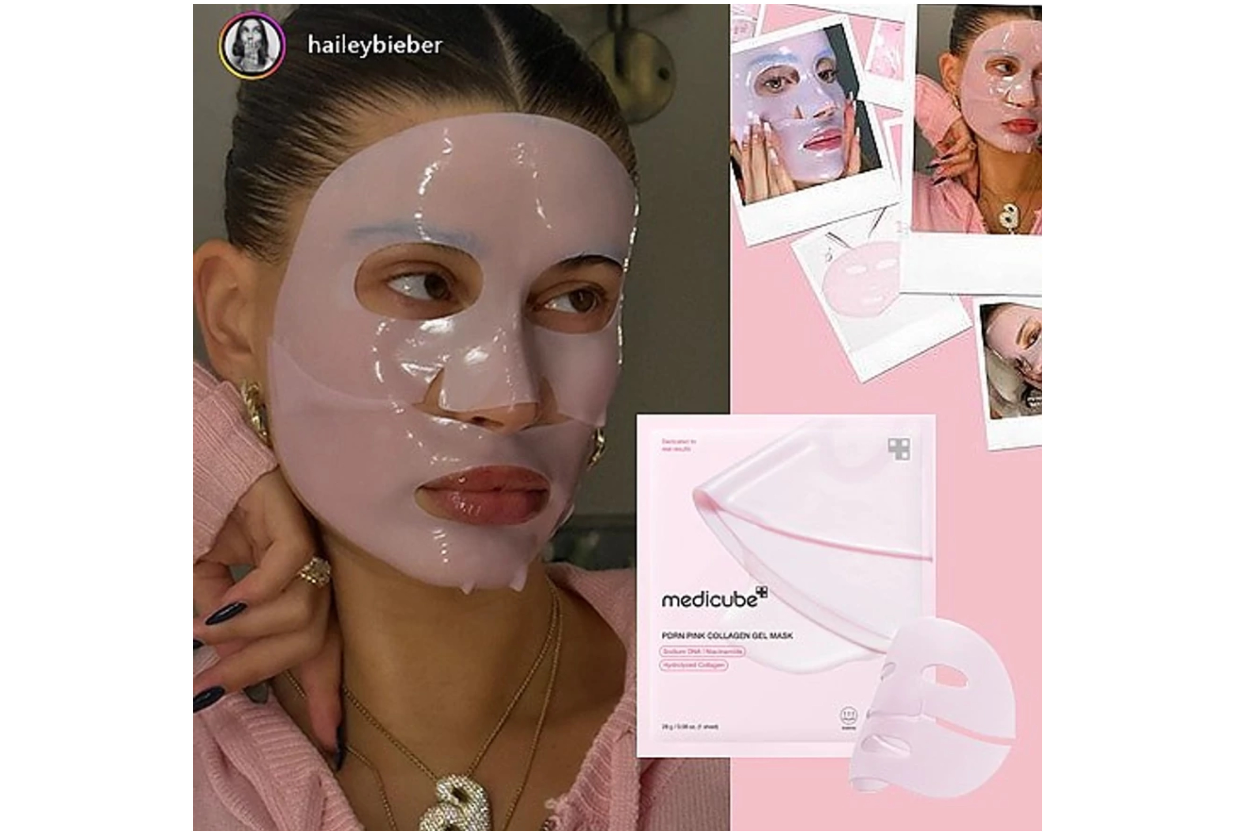 Medicube Pleťová maska PDRN Pink Collagen 28 g