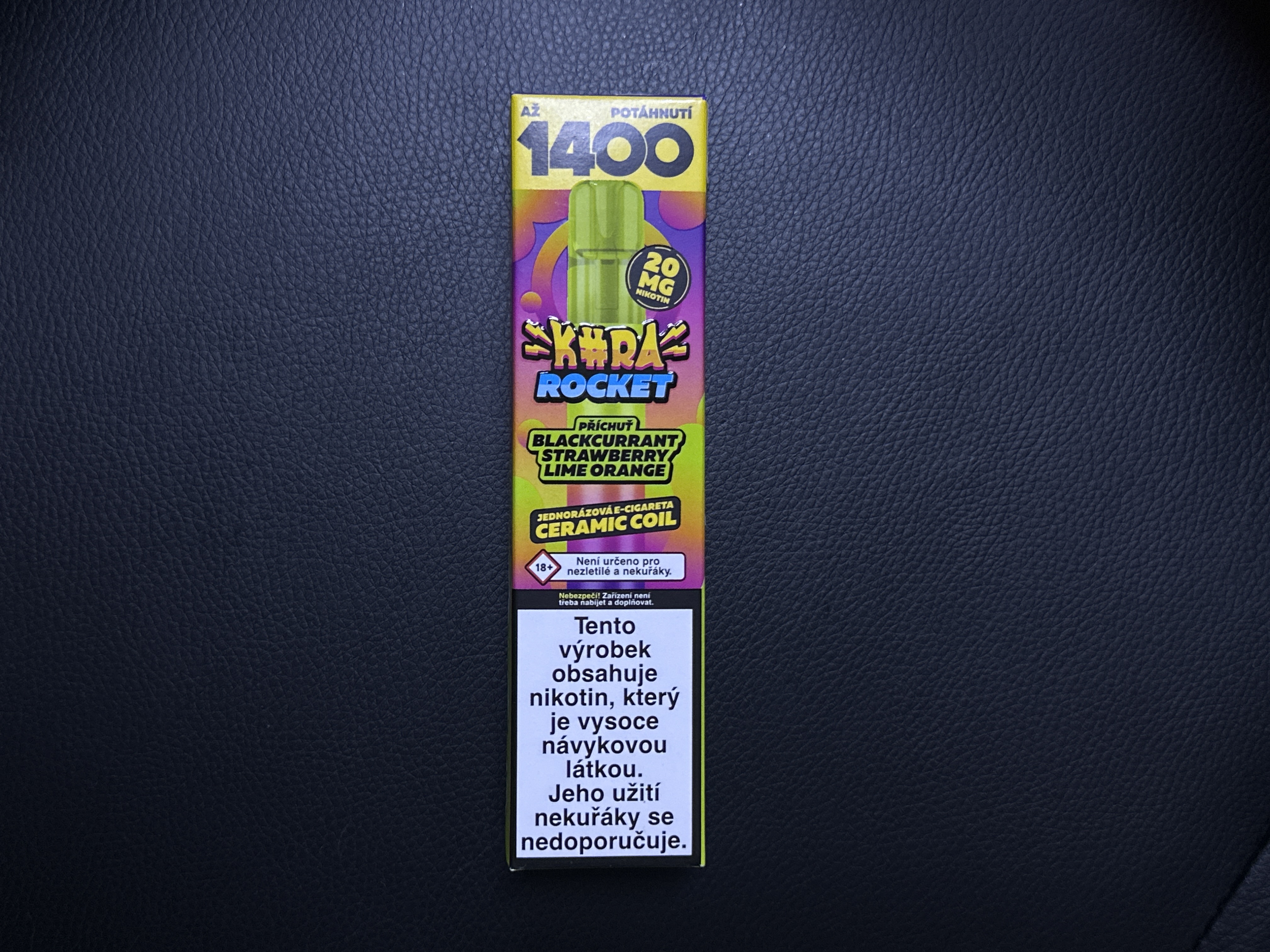 KURA ROCKET BLACKCURRANT STRAWBERRY LIME ORANGE  1400potahu