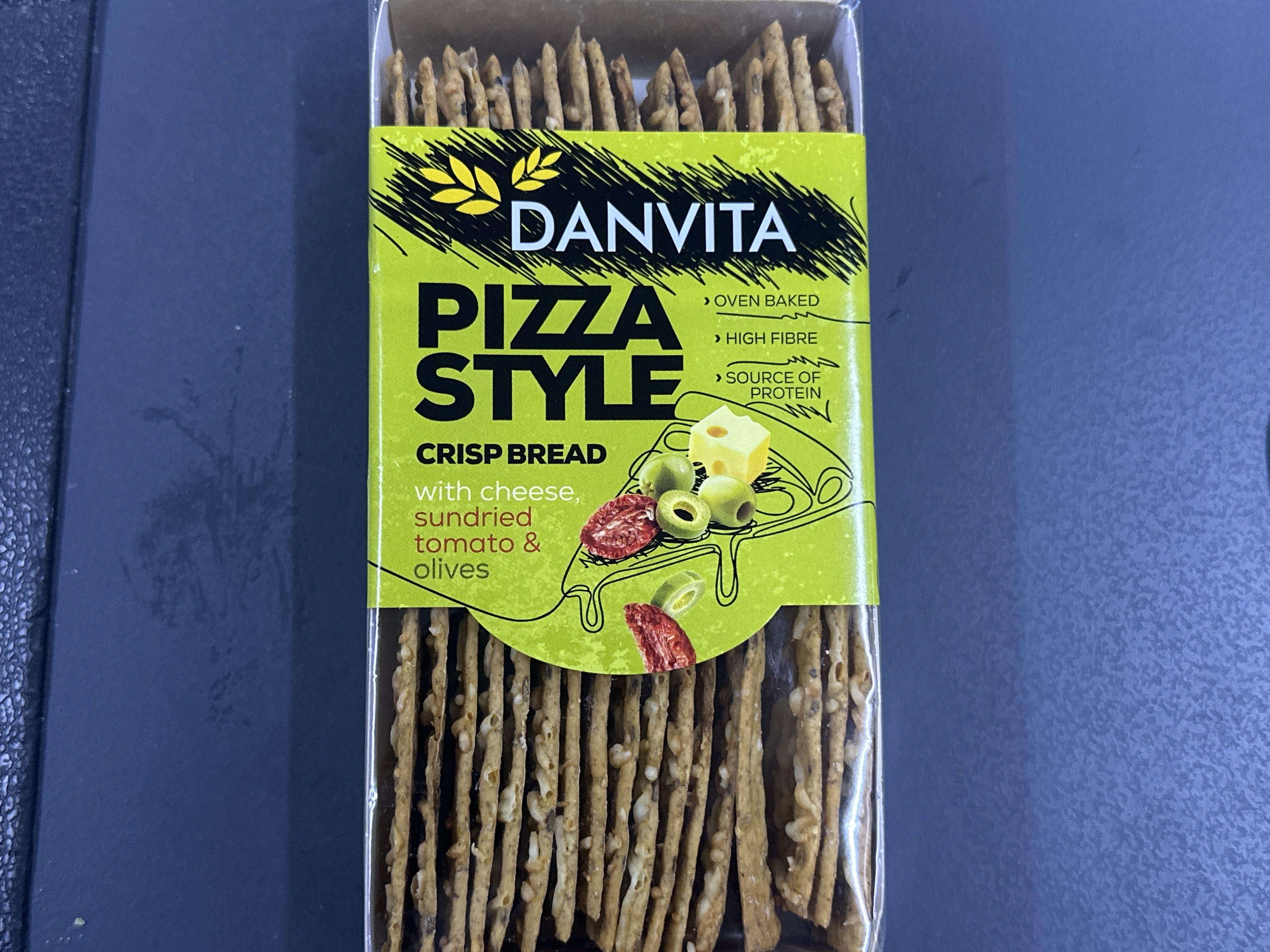 Danvita křehký chléb s příchutí pizza 130g