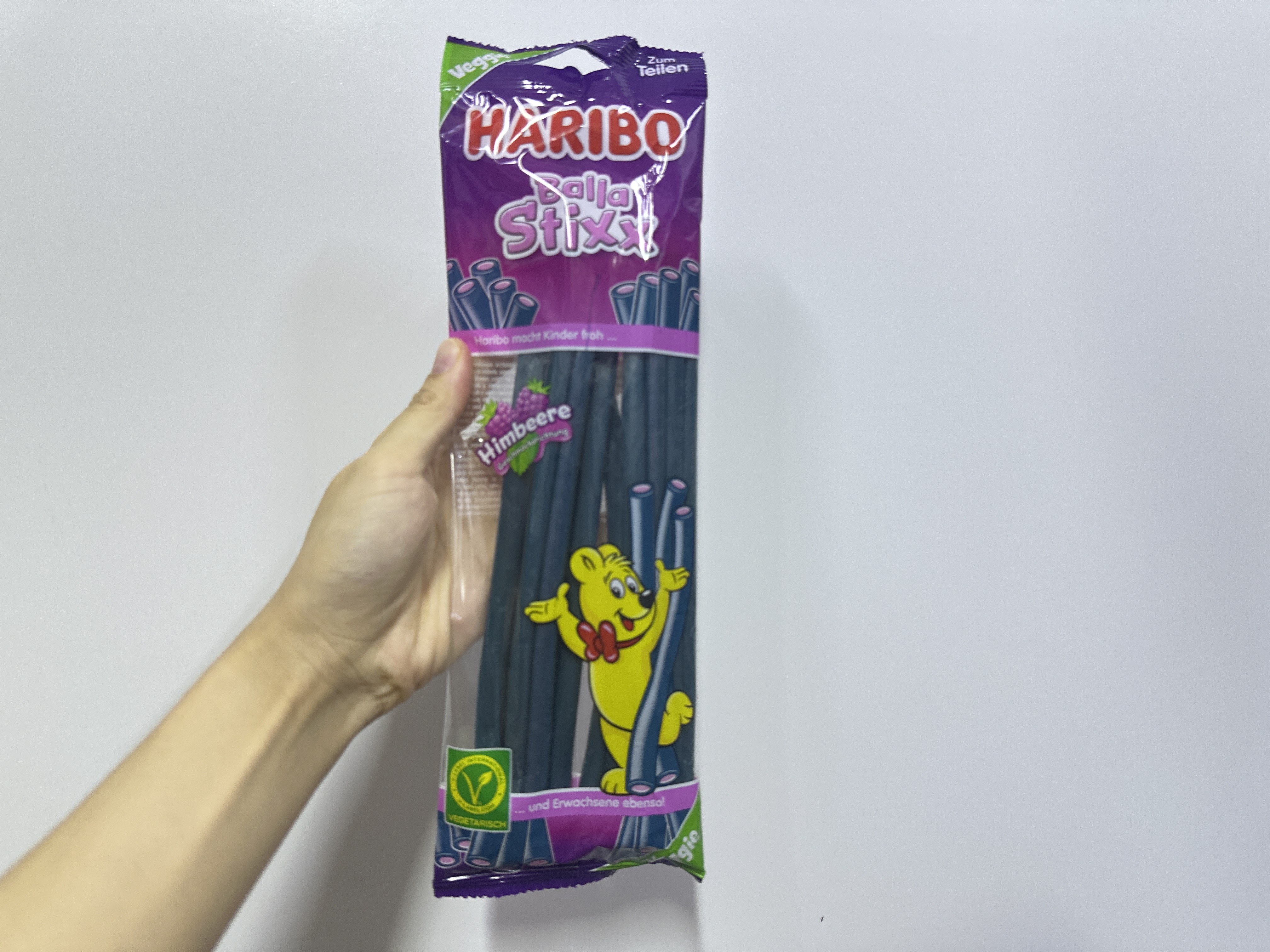 Haribo balla stic Himbeere vegan 200g