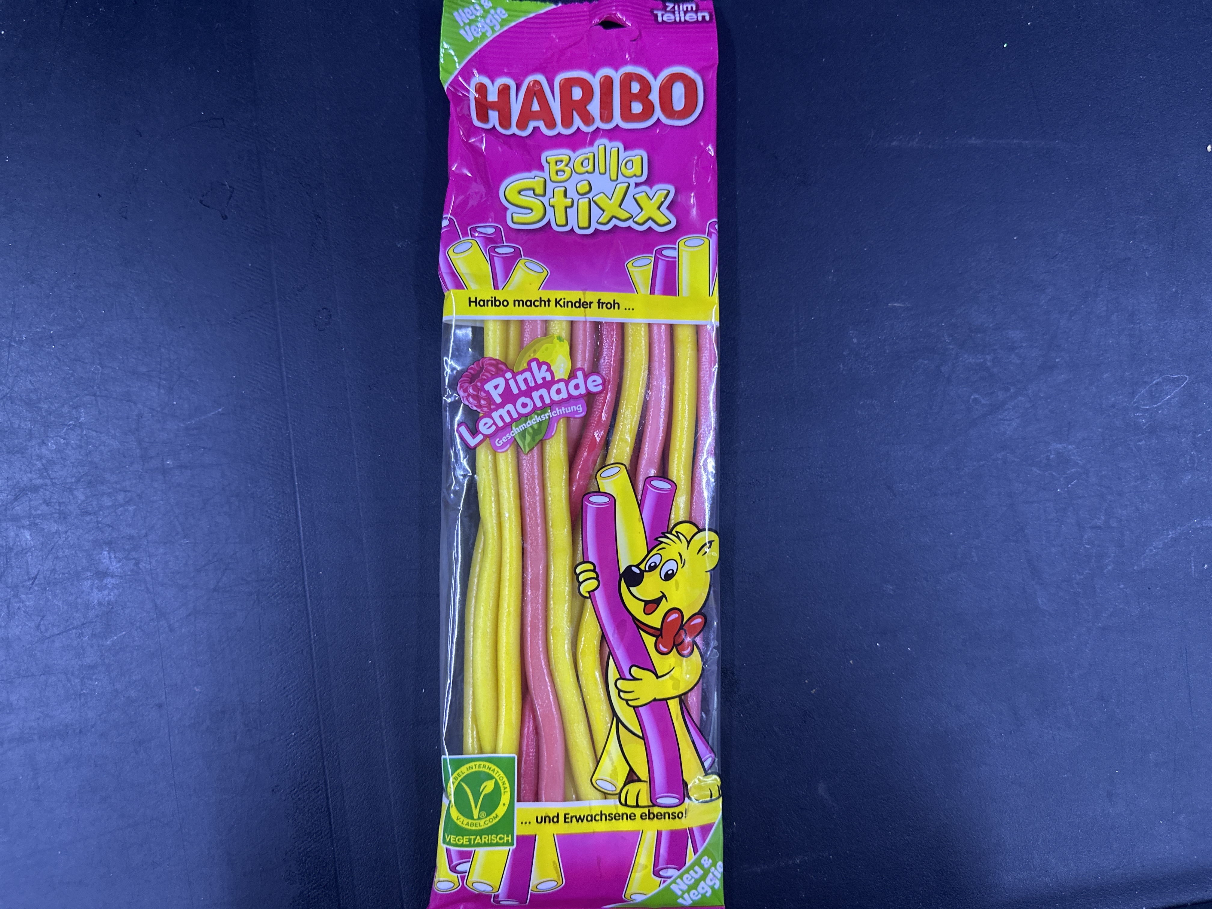 Haribo balla stix pink lemonade vegan 175g