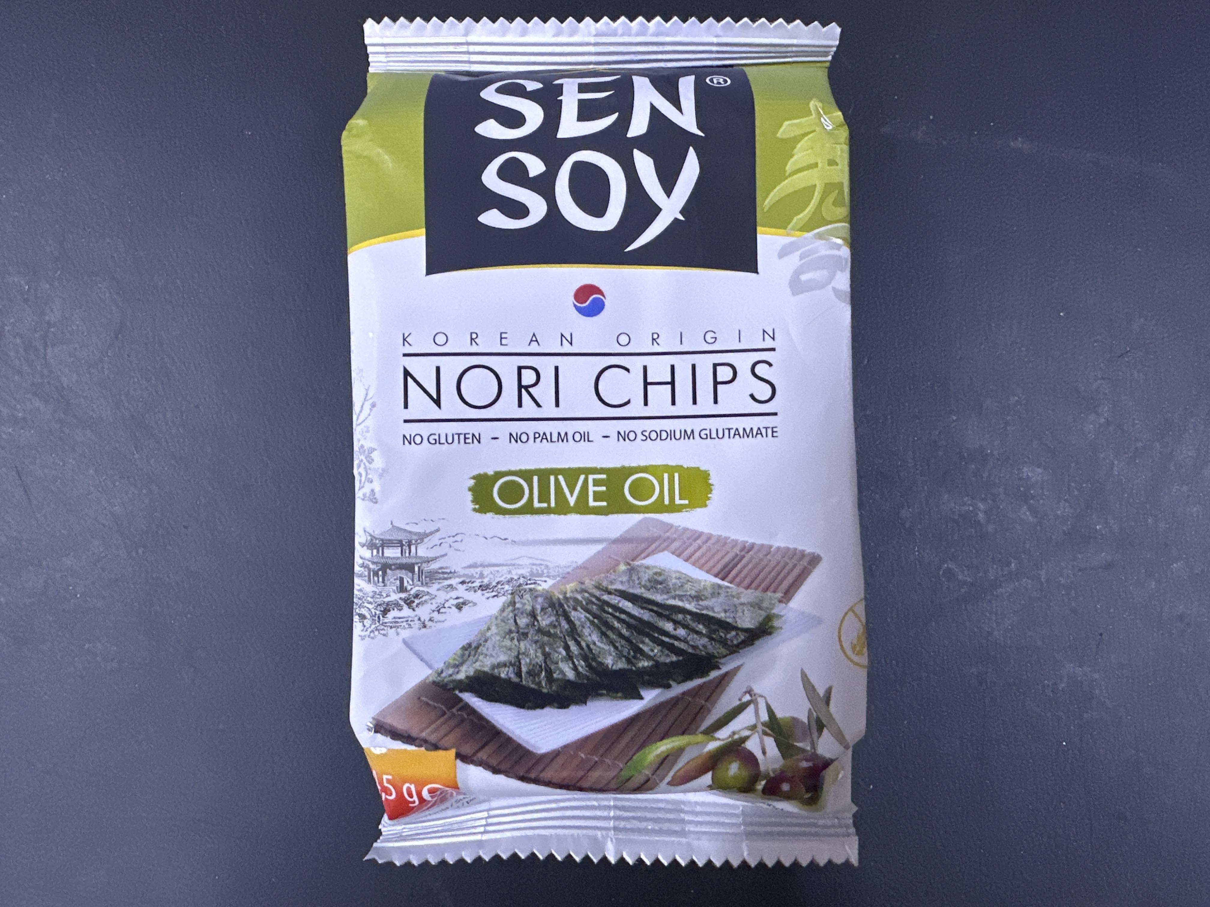 Sen soy mořské řasy příchuti Olivový olej 4.5g