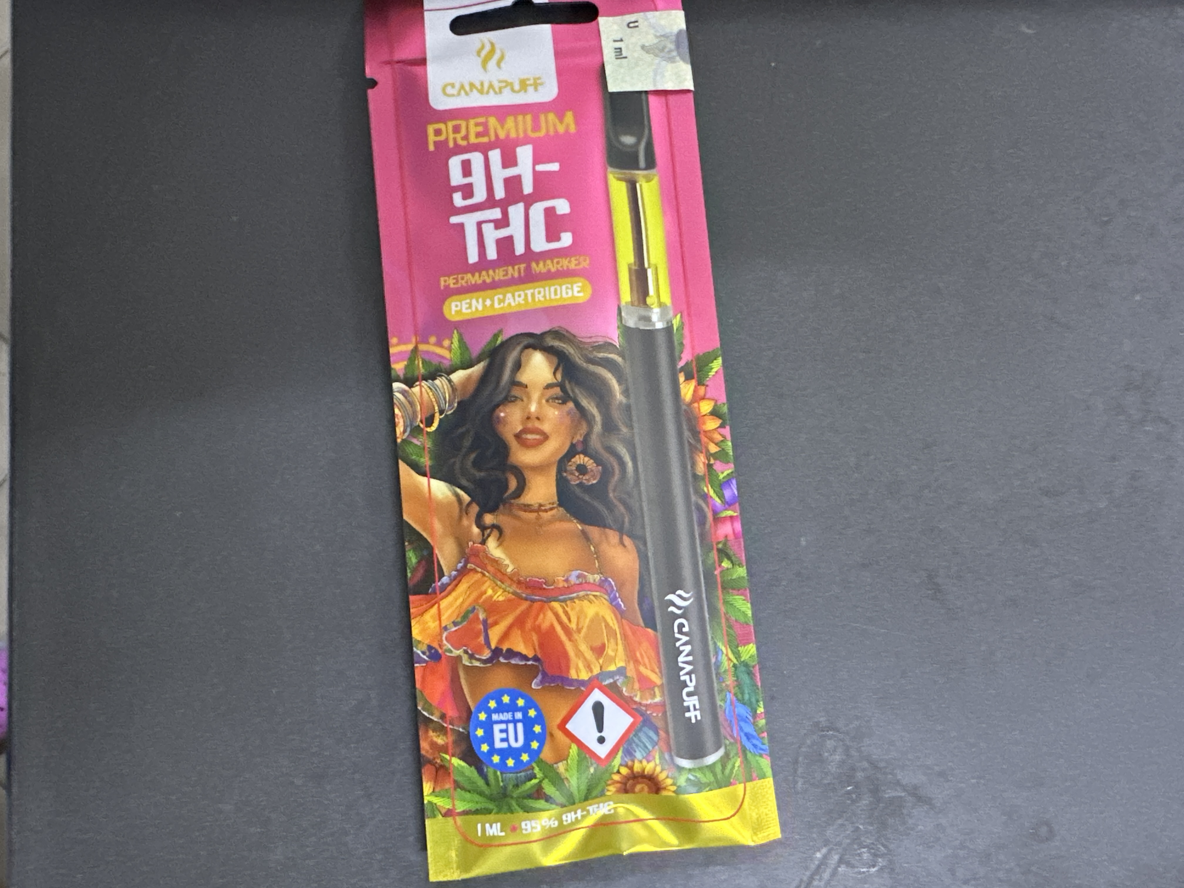Canapuff premium 9H-THC Permanent marker pen+catridge