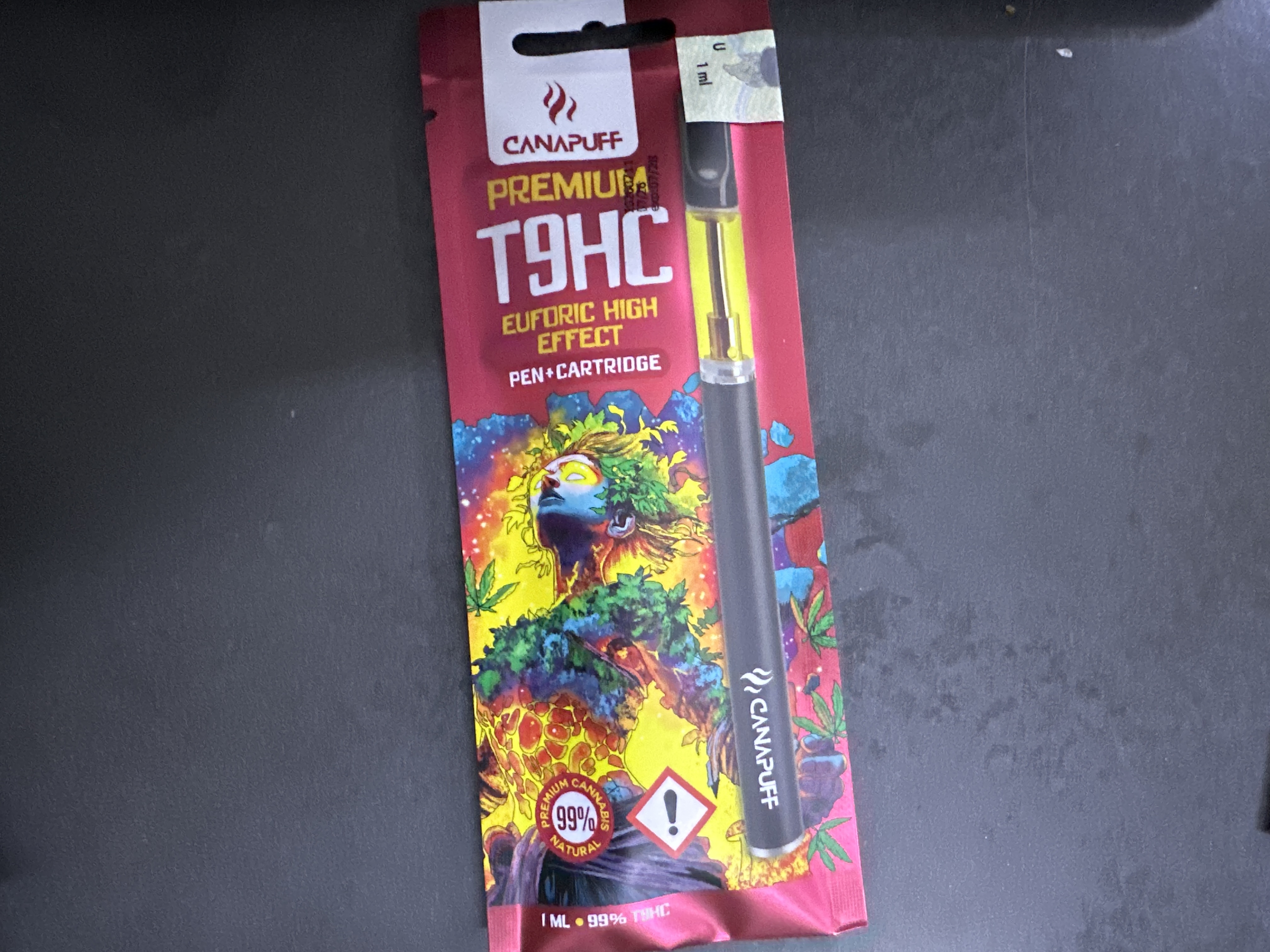 Canapuff T9HC euphoria high effect Pen+ Catridge 1ml