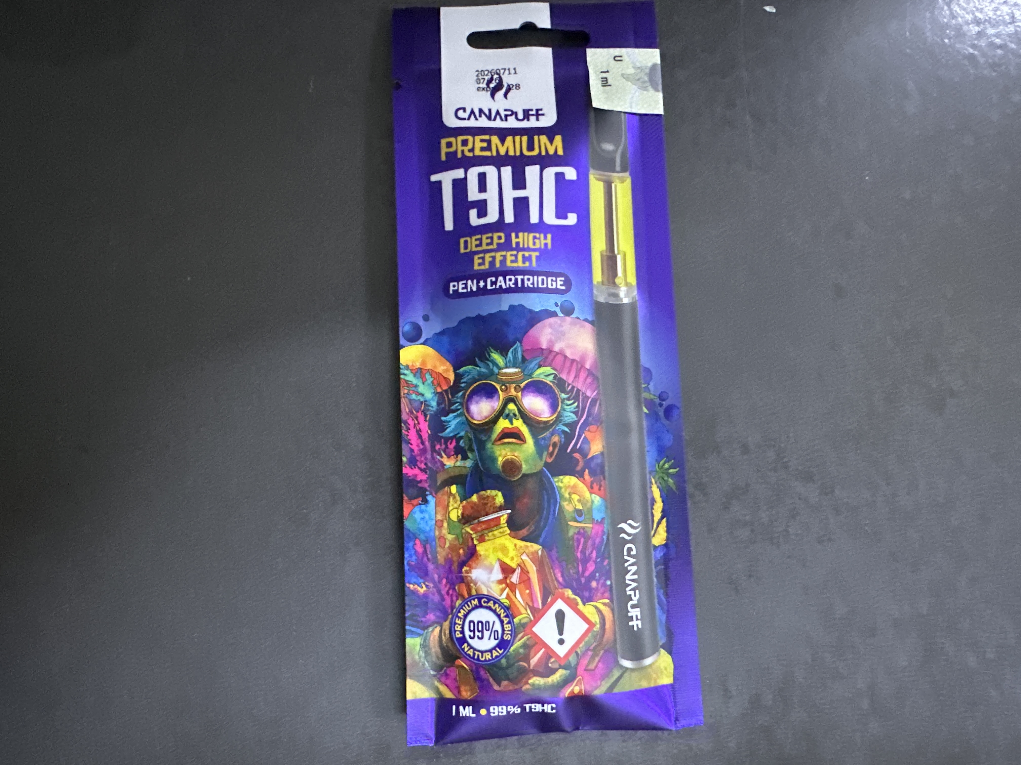 Canapuff T9HC Deep High Effect Pen+ Catridge 1ml