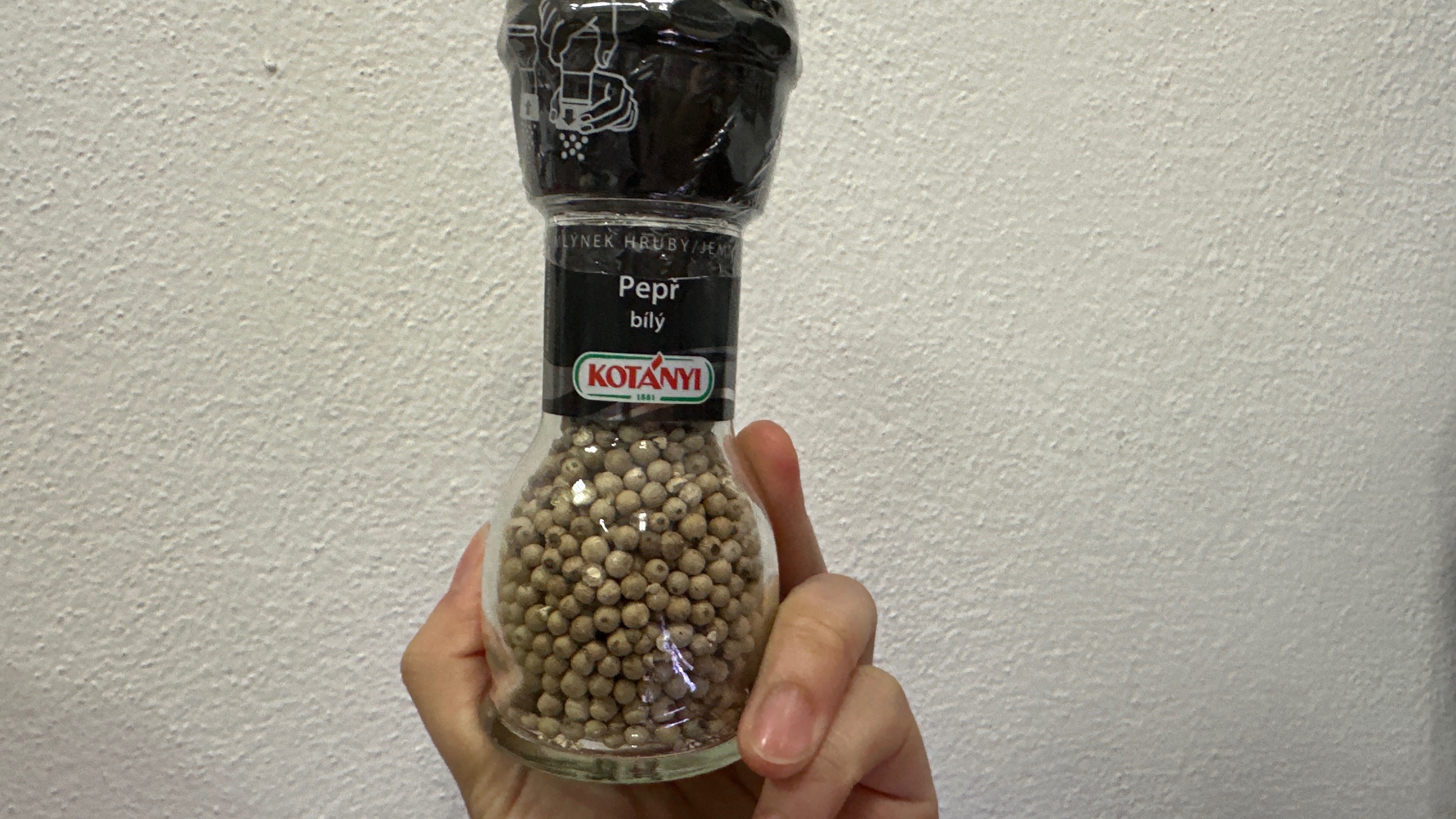 Kotányi mlýnek pepř bílý celý 52g