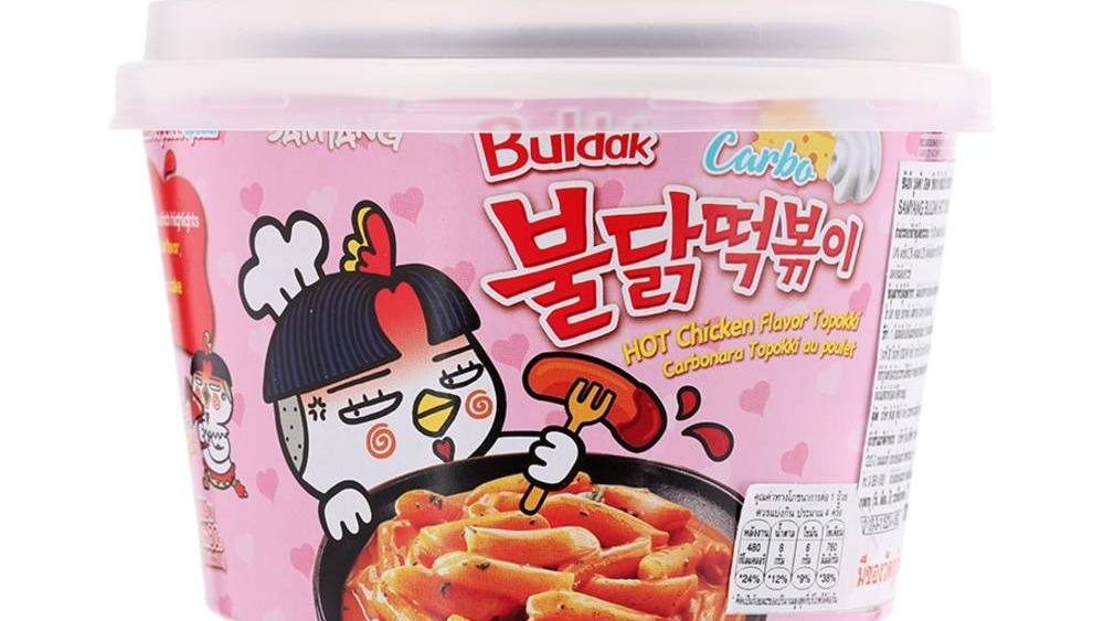 Samyang Buldak Hot Chicken Carbonara Topokki 185g