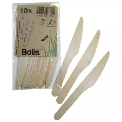 Sapler nůž dřevěný balis pp x10ks