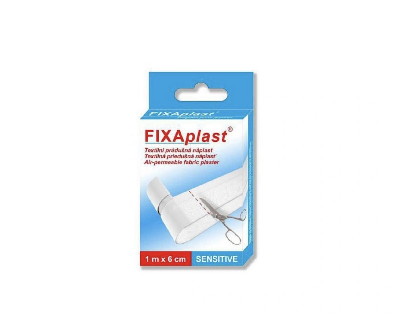 Náplast Fixaplast SENSITIVE 1mx6cm neděl.s polšt.