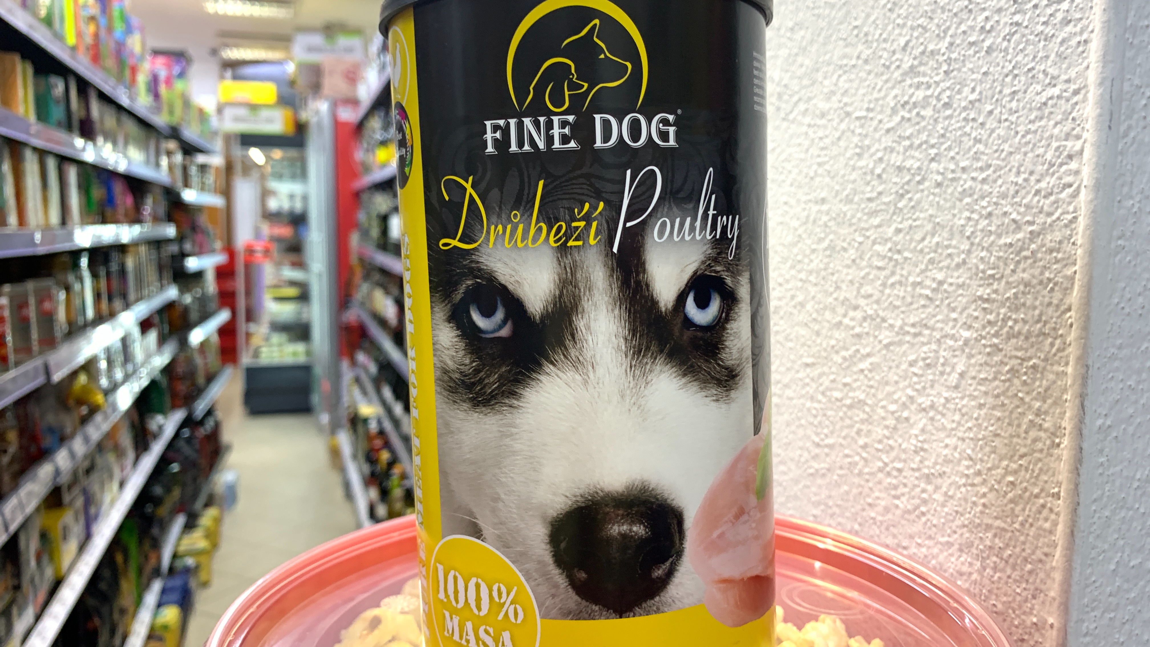FineDog konzerva drůbeží 100% masa  1200g