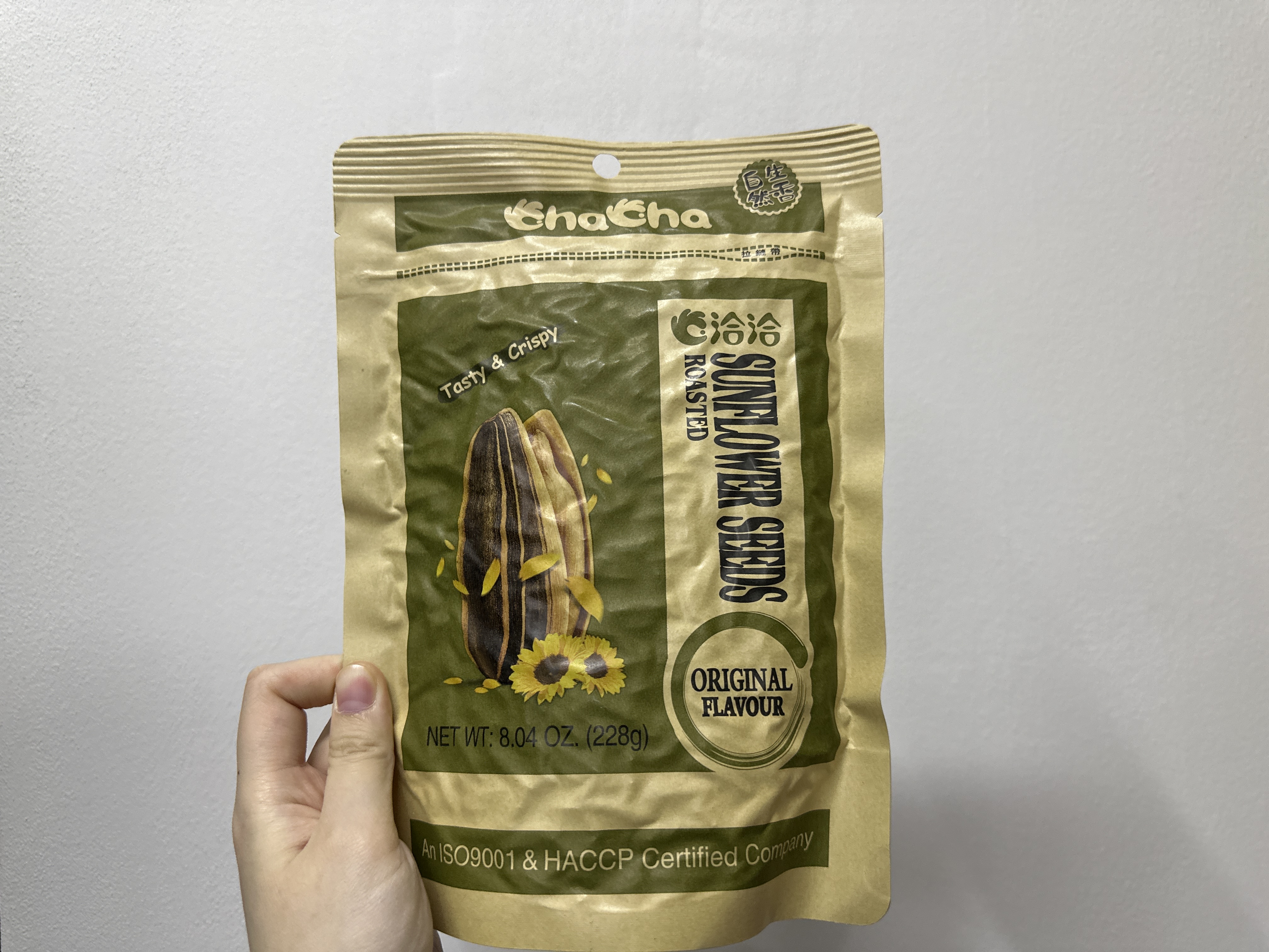 Cha Cha slunečnicová semínka Original 228g