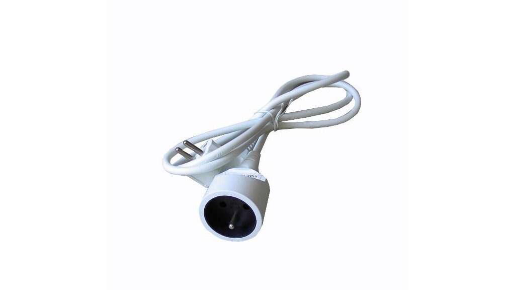 Solight prodlužovací přívod 1z spojka 5m 3x1mm2 bílá
