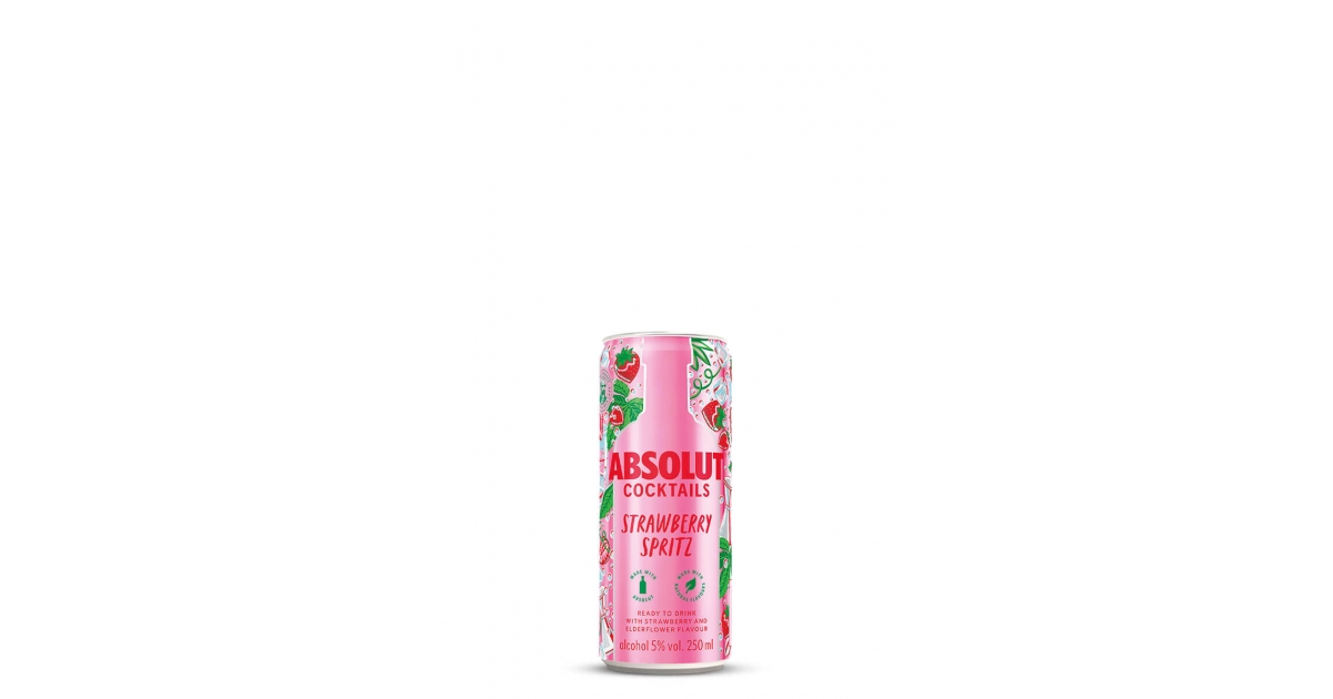 Absolut Cocktails Strawberry Spritz 250ml