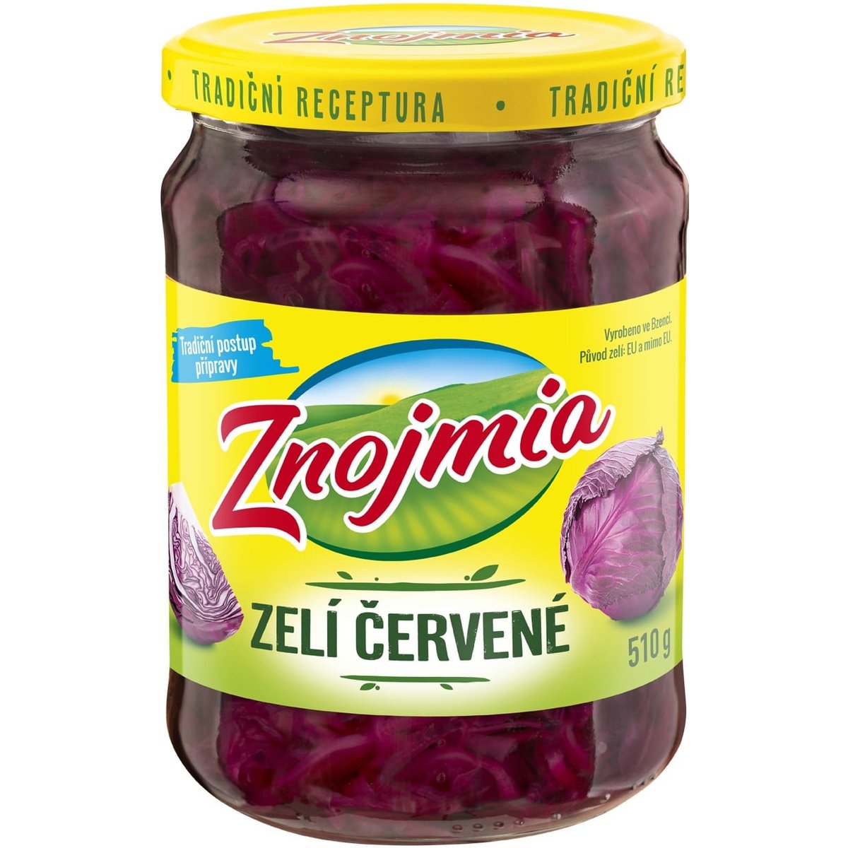Znojmia Zelí červené 540g