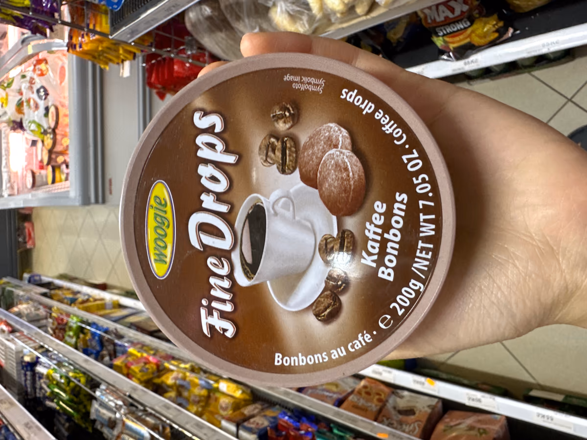 Woogie Fine drops Coffee bonbony 200g