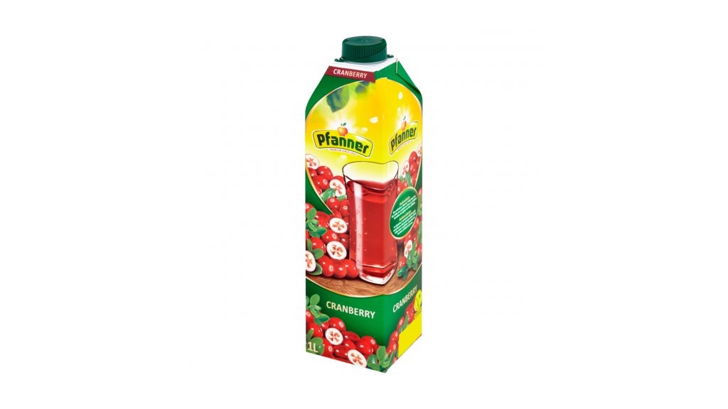 Pfanner Nektar Cranberry/ Brusinka 20% 1L