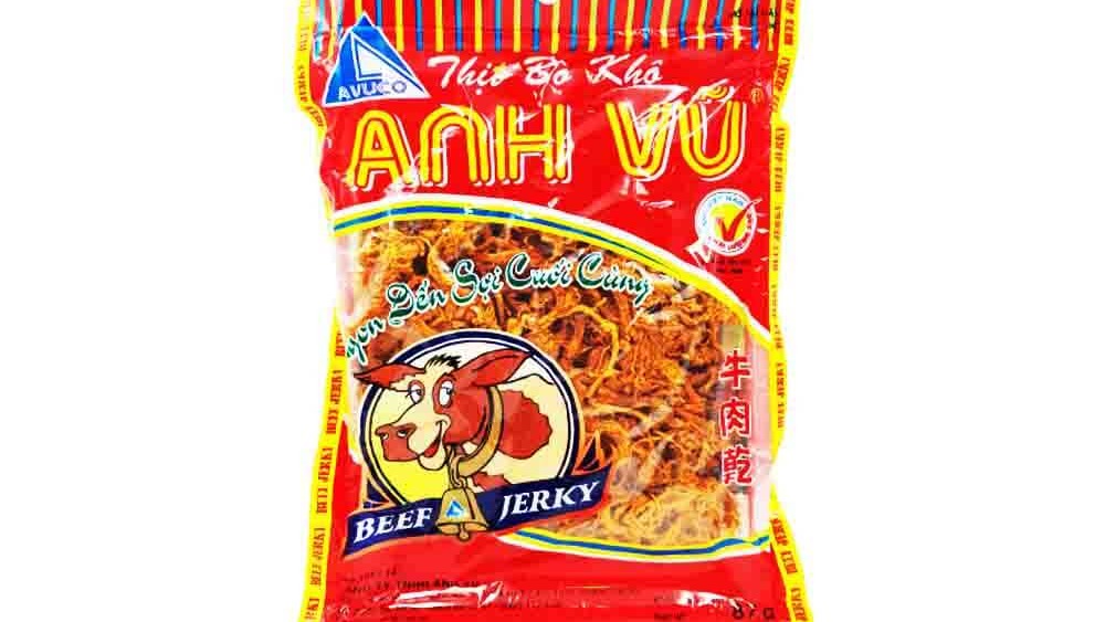 Avuco Anh Vu Sušené Hovězí Jerky pálivé 87g