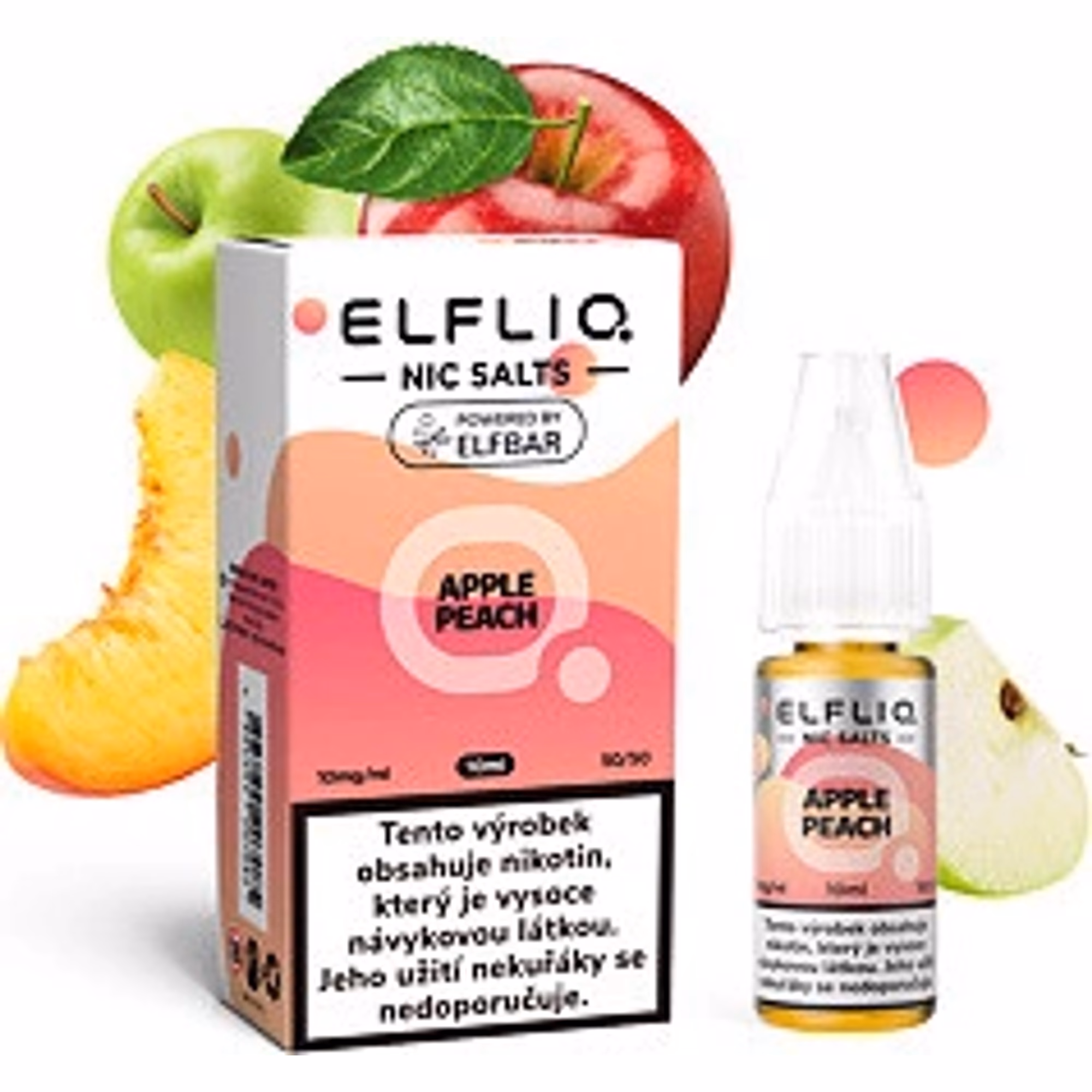 K18+  ELF BAR ELFLIQ Apple Peach 10ml