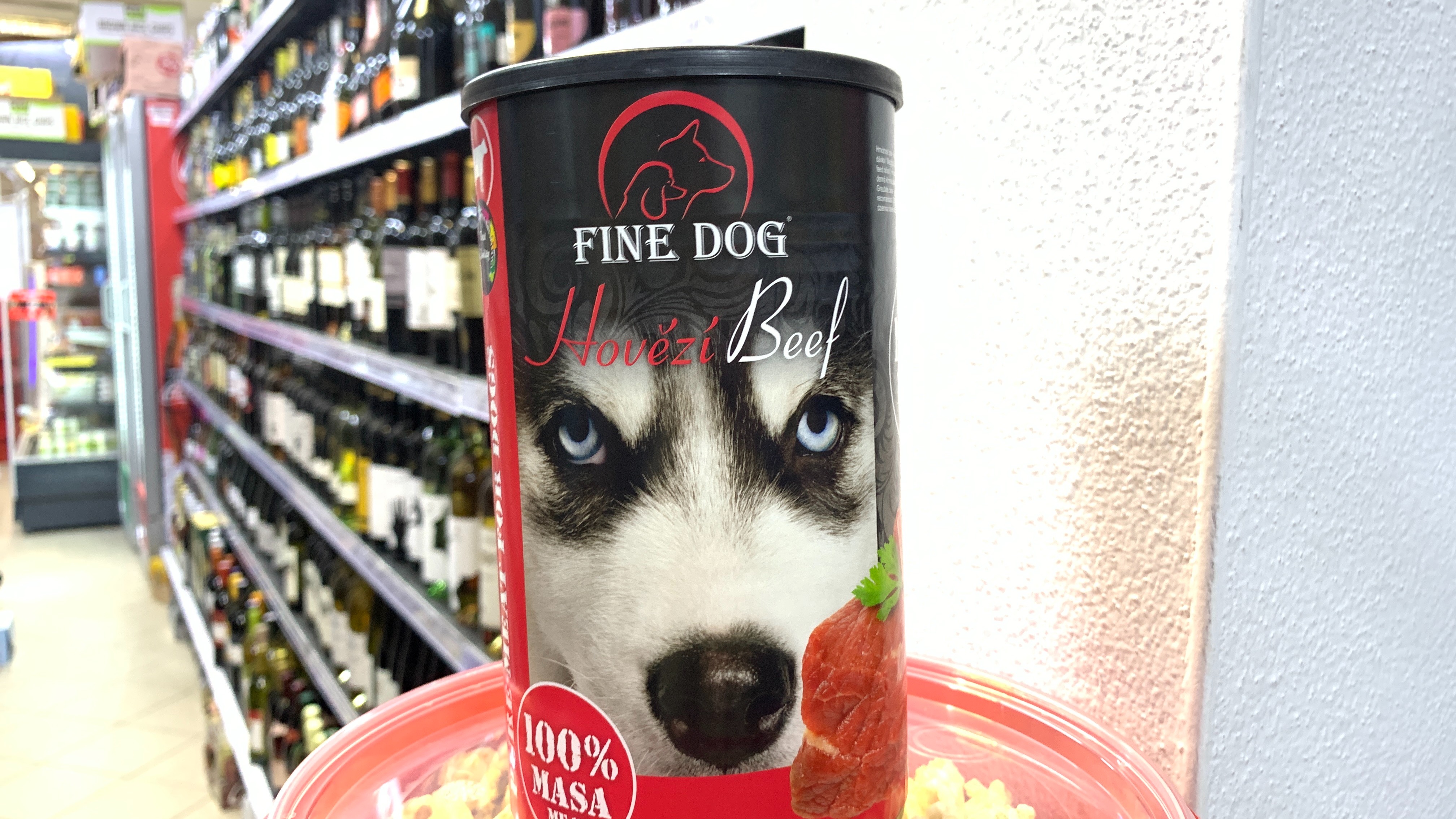 FineDog konzerva hovězí 100% masa  1200g