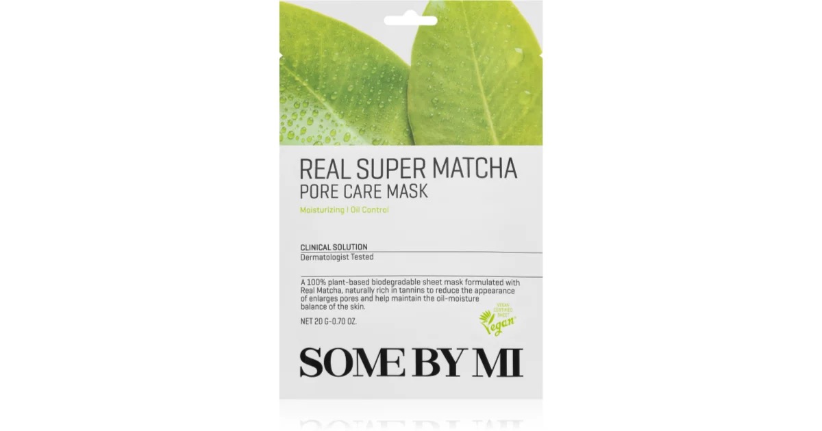 Some By Mi Clinical Solution Super Matcha Pore Care Mask 1ks