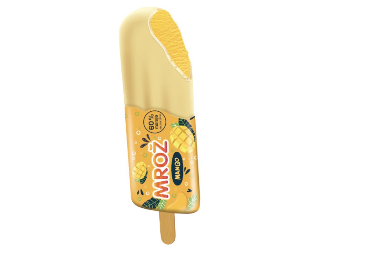 Mrož Mango v bílé polevě 50 ml nanuk