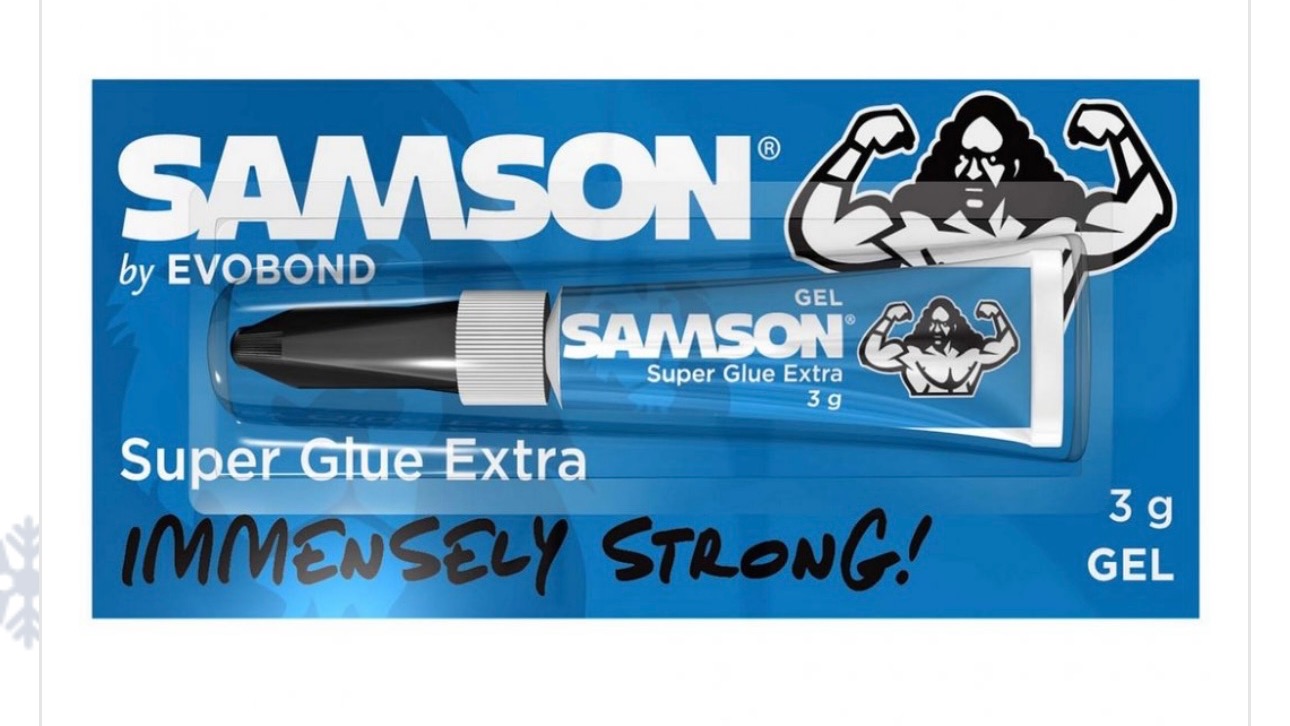 SAMSON Super Glue Extra - gelové vteřinové lepidlo 3g
