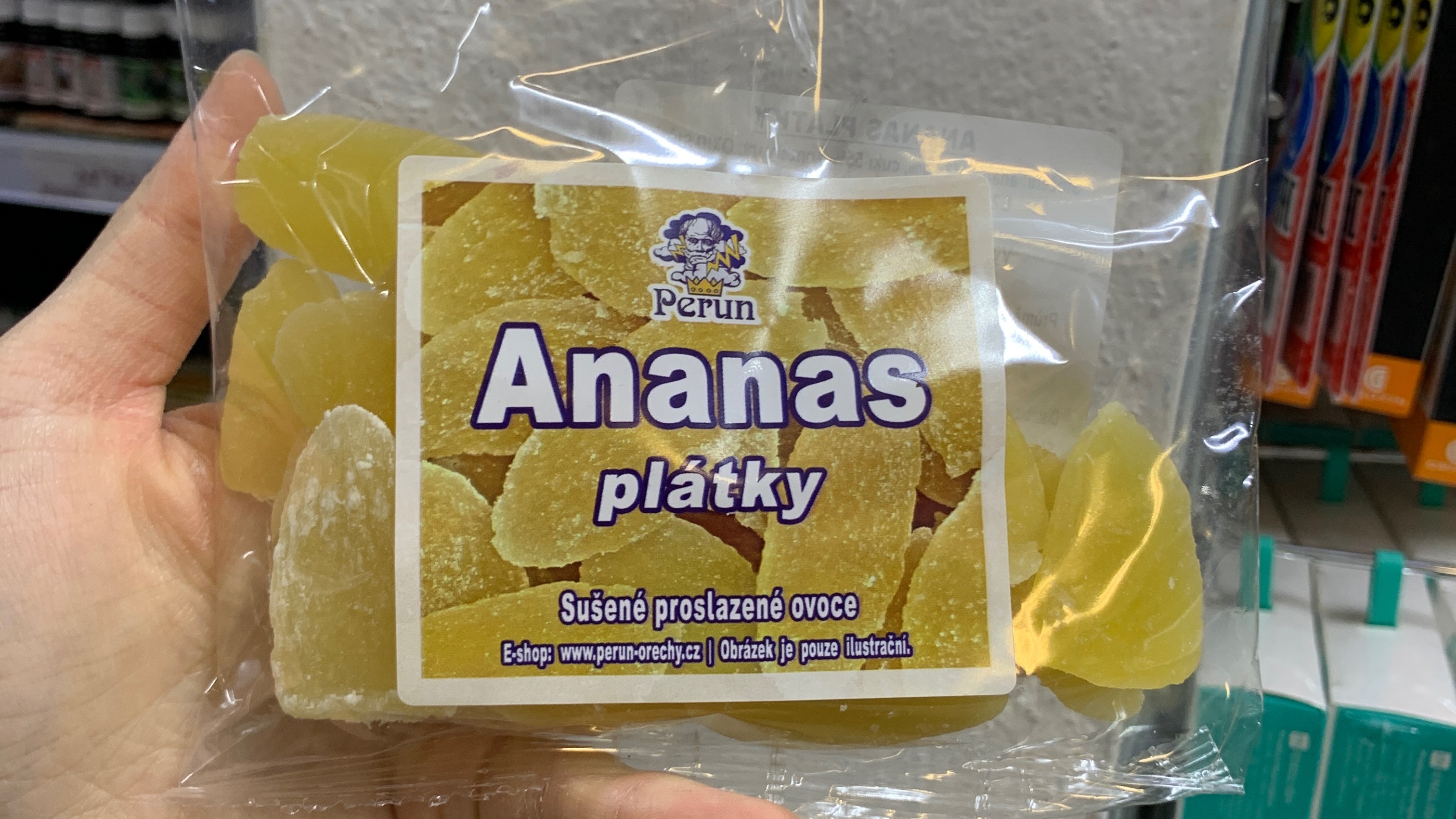 Perun Ananas platky 100g