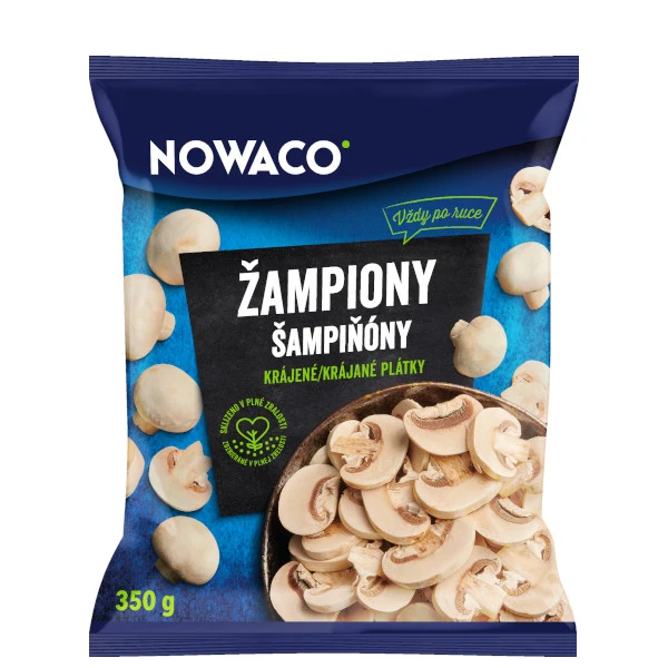 Nowaco Žampióny Krájené 350g